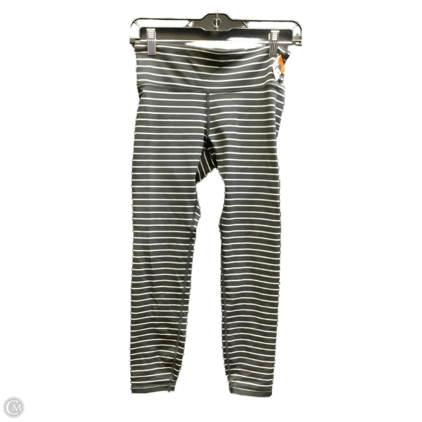Athletic Leggings By Gap In Striped Pattern, Size: Xs