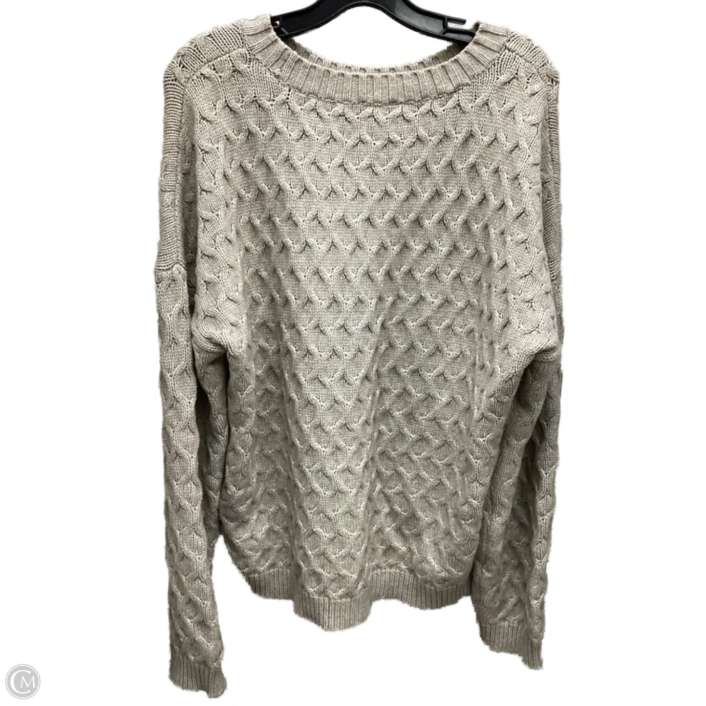 Sweater By Cyrus Knits In Grey, Size: L