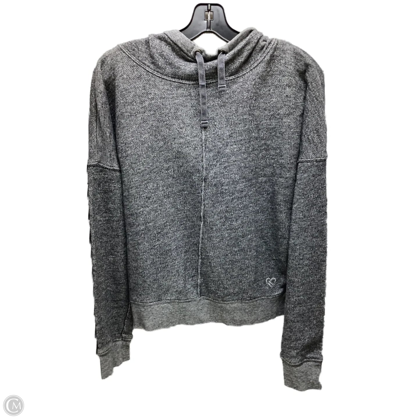 Sweatshirt Hoodie By Live Love Dream In Grey, Size: M