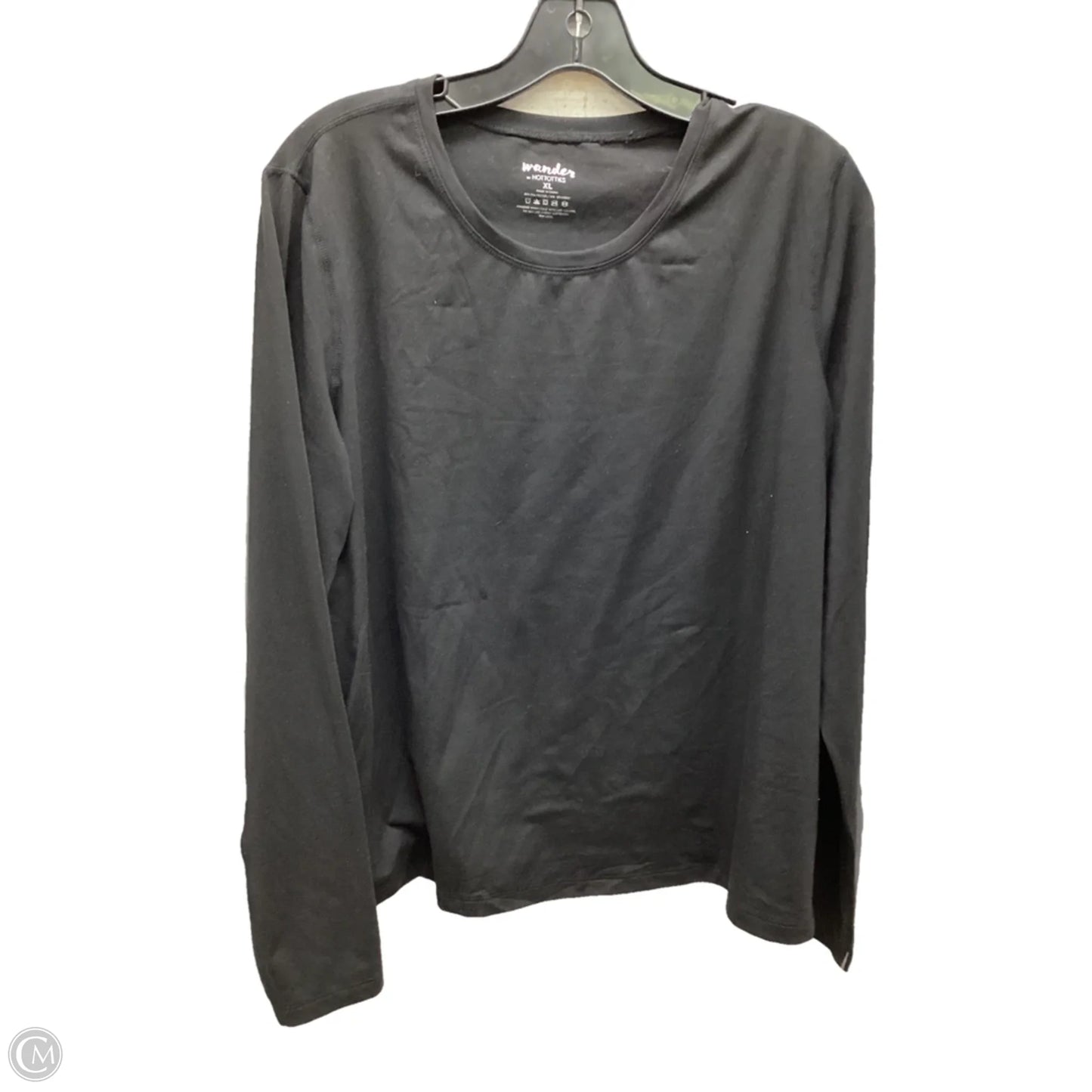 Top Long Sleeve By Clothes Mentor In Black, Size: Xl