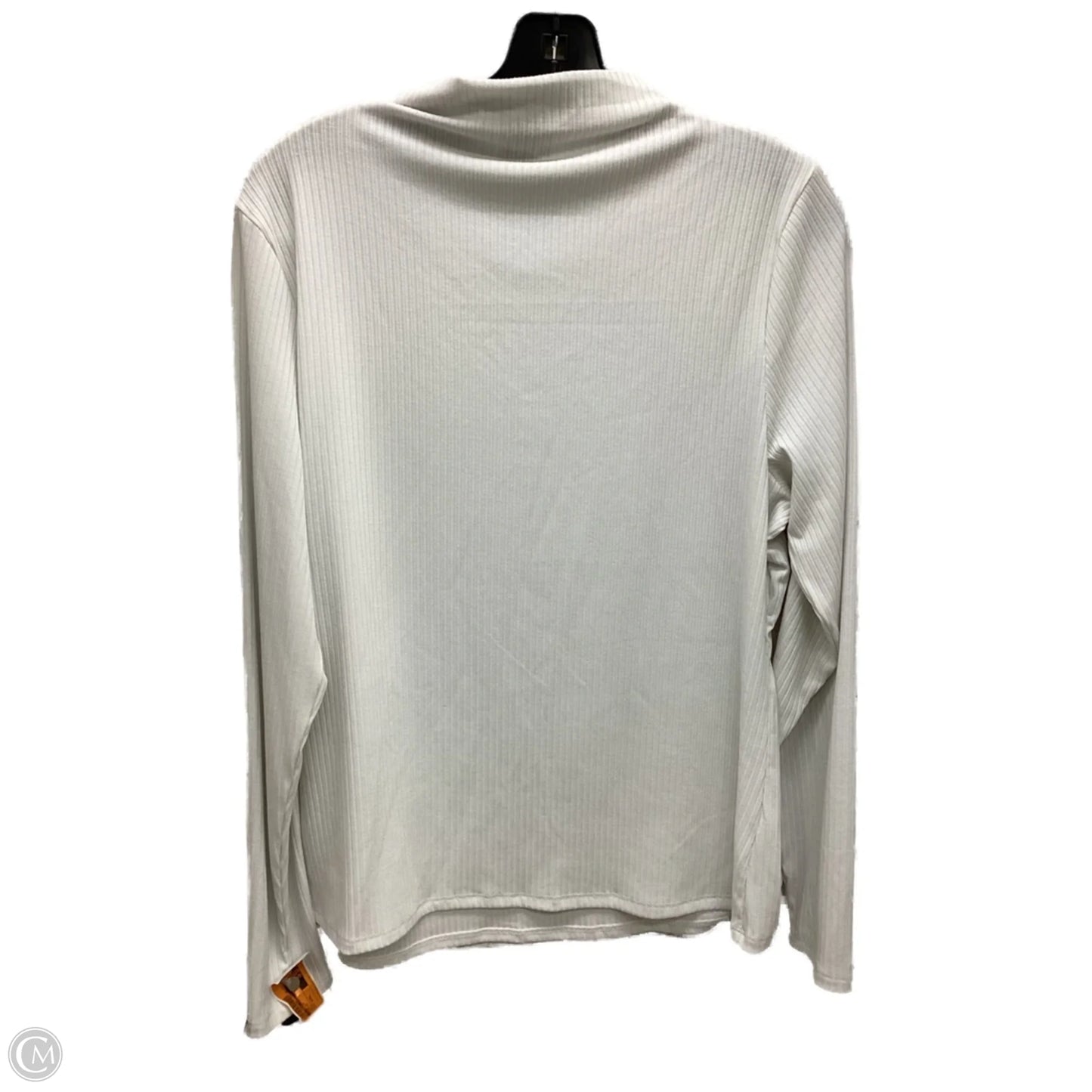 Top Long Sleeve By A New Day In White, Size: Xxl