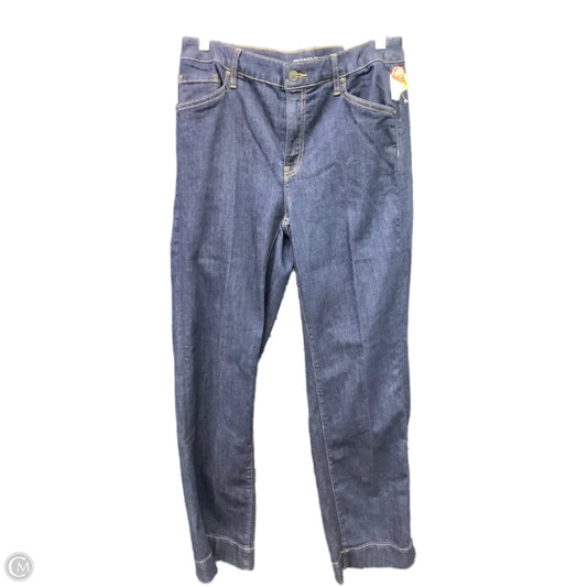 Jeans Wide Leg By Chicos In Blue, Size: 6