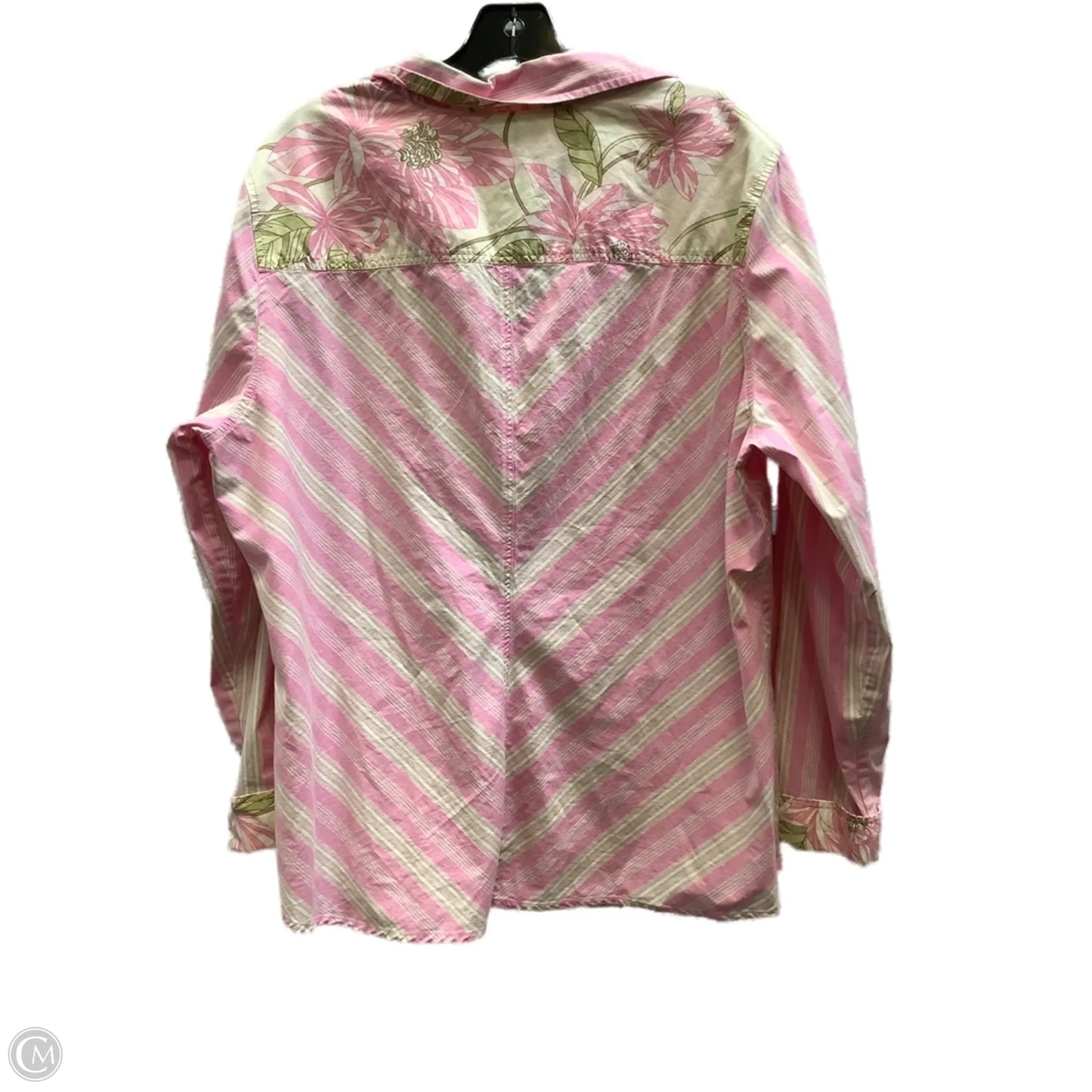 Top Long Sleeve By Tommy Hilfiger In Striped Pattern, Size: 16