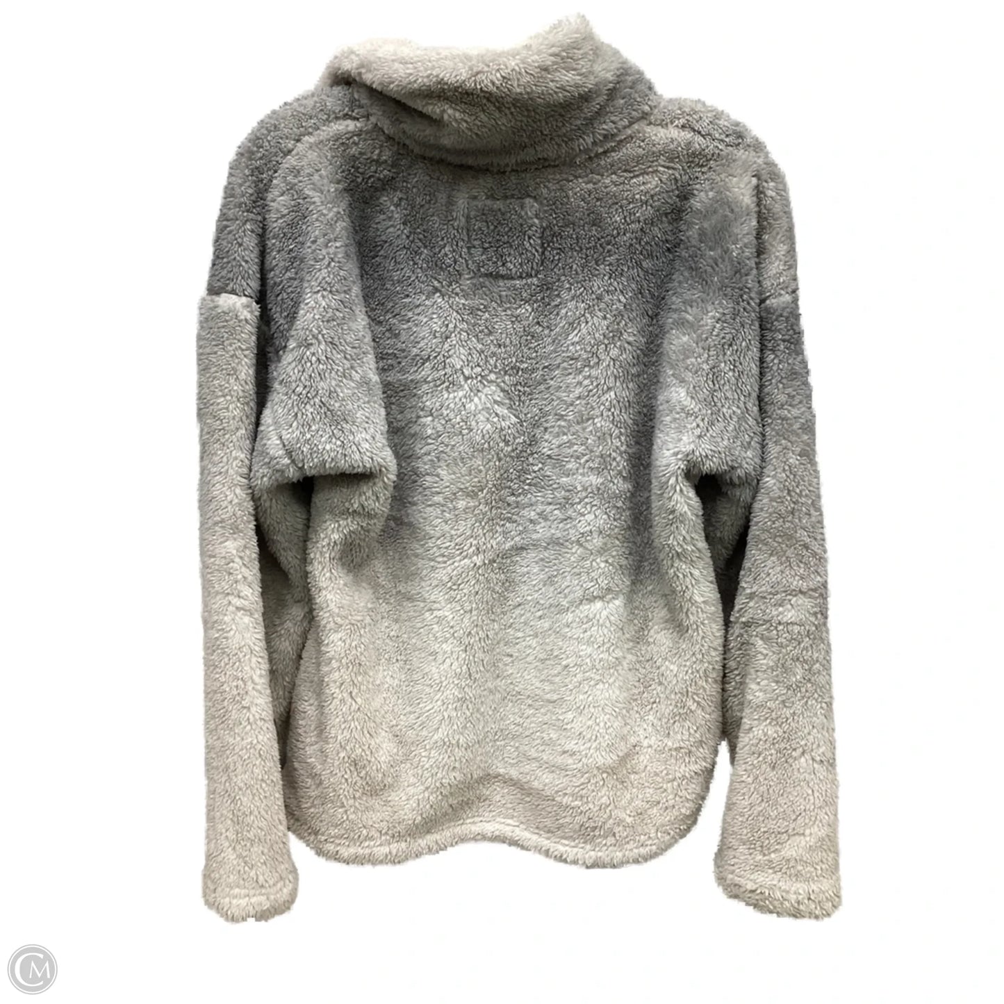 Jacket Faux Fur & Sherpa By Simply Southern In Grey, Size: L