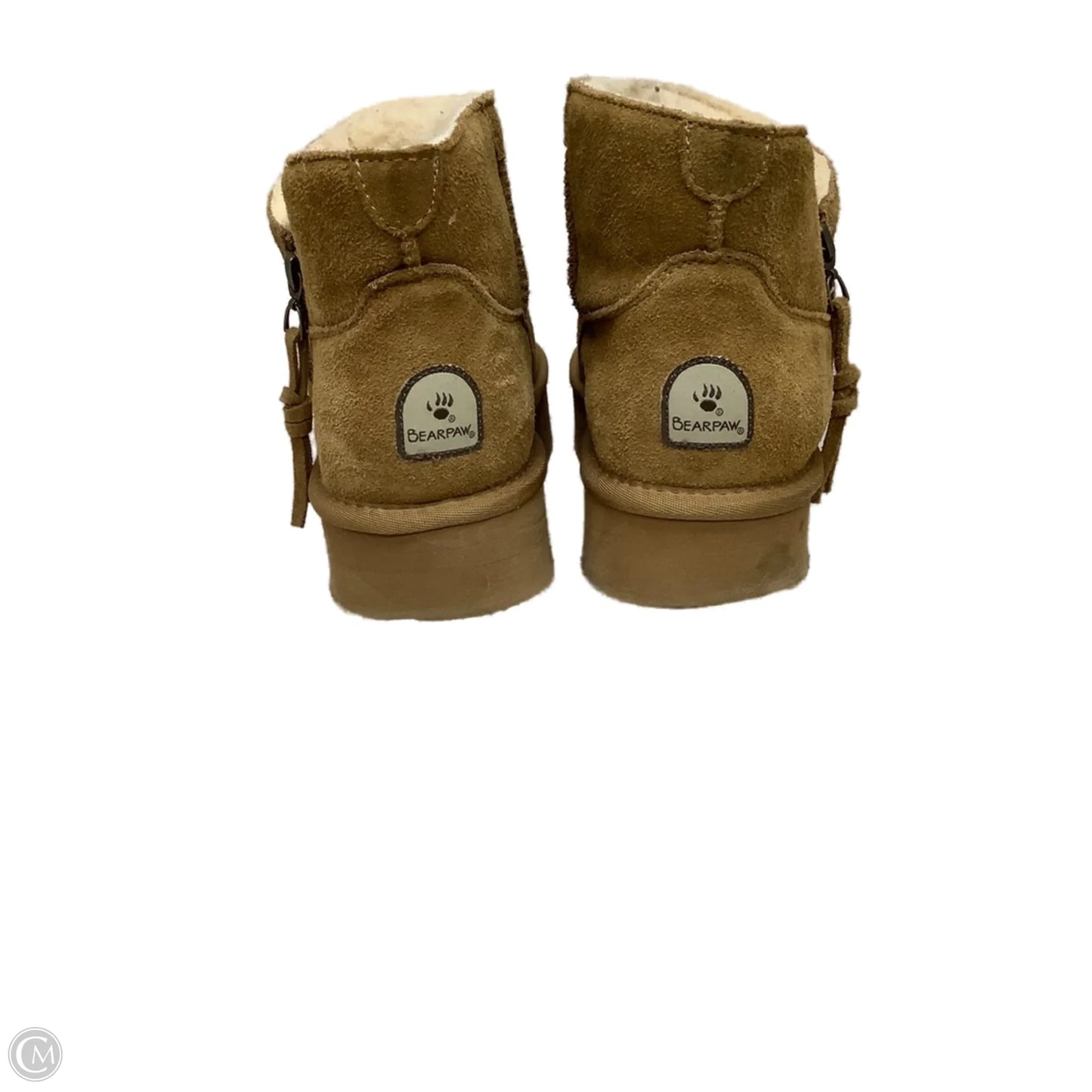 Boots Ankle Flats By Bearpaw In Brown, Size: 9