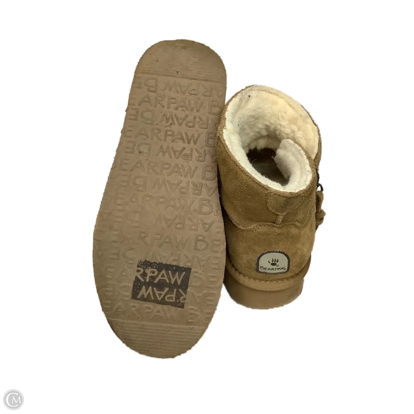 Boots Ankle Flats By Bearpaw In Brown, Size: 9