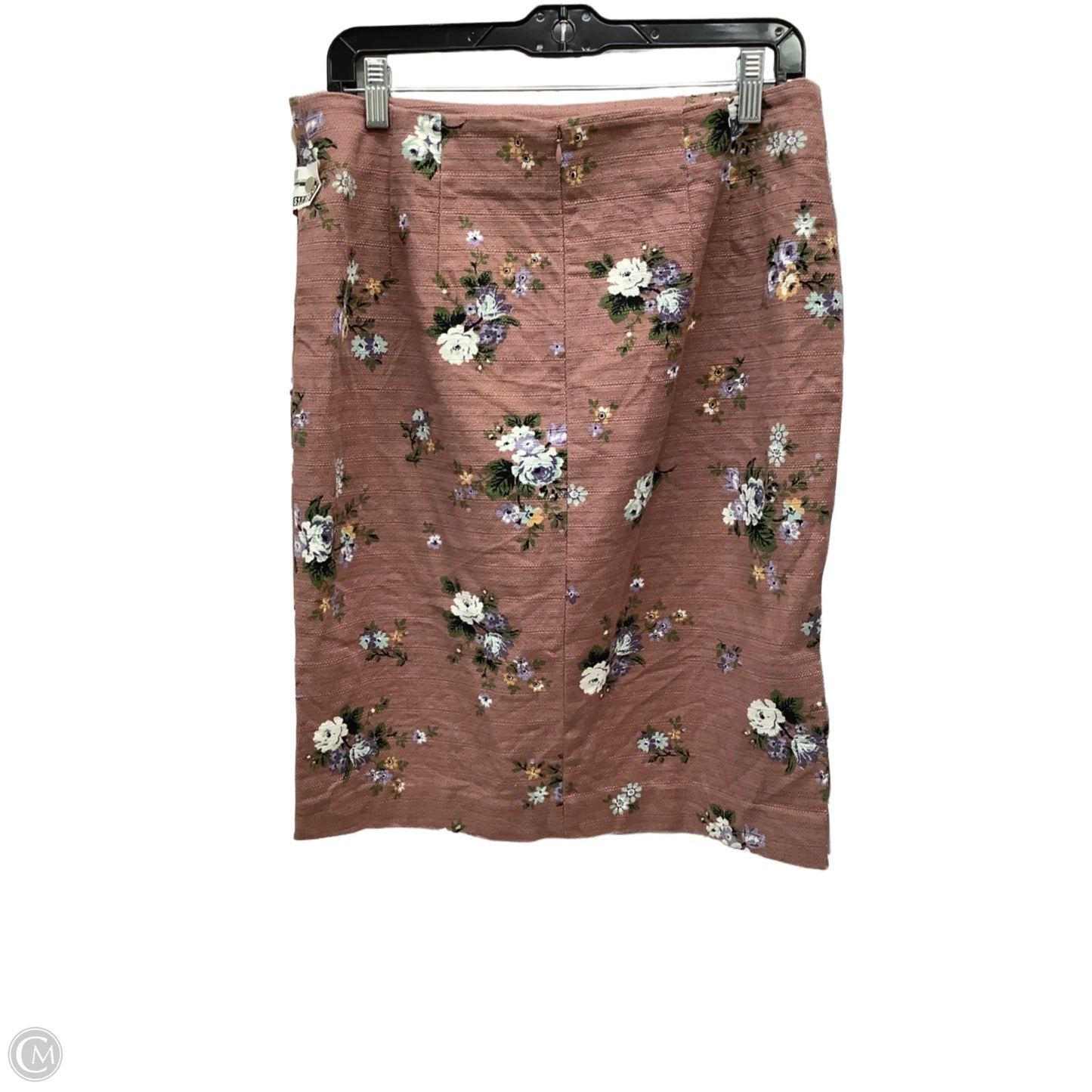 Skirt Midi By Loft In Floral Print, Size: 10