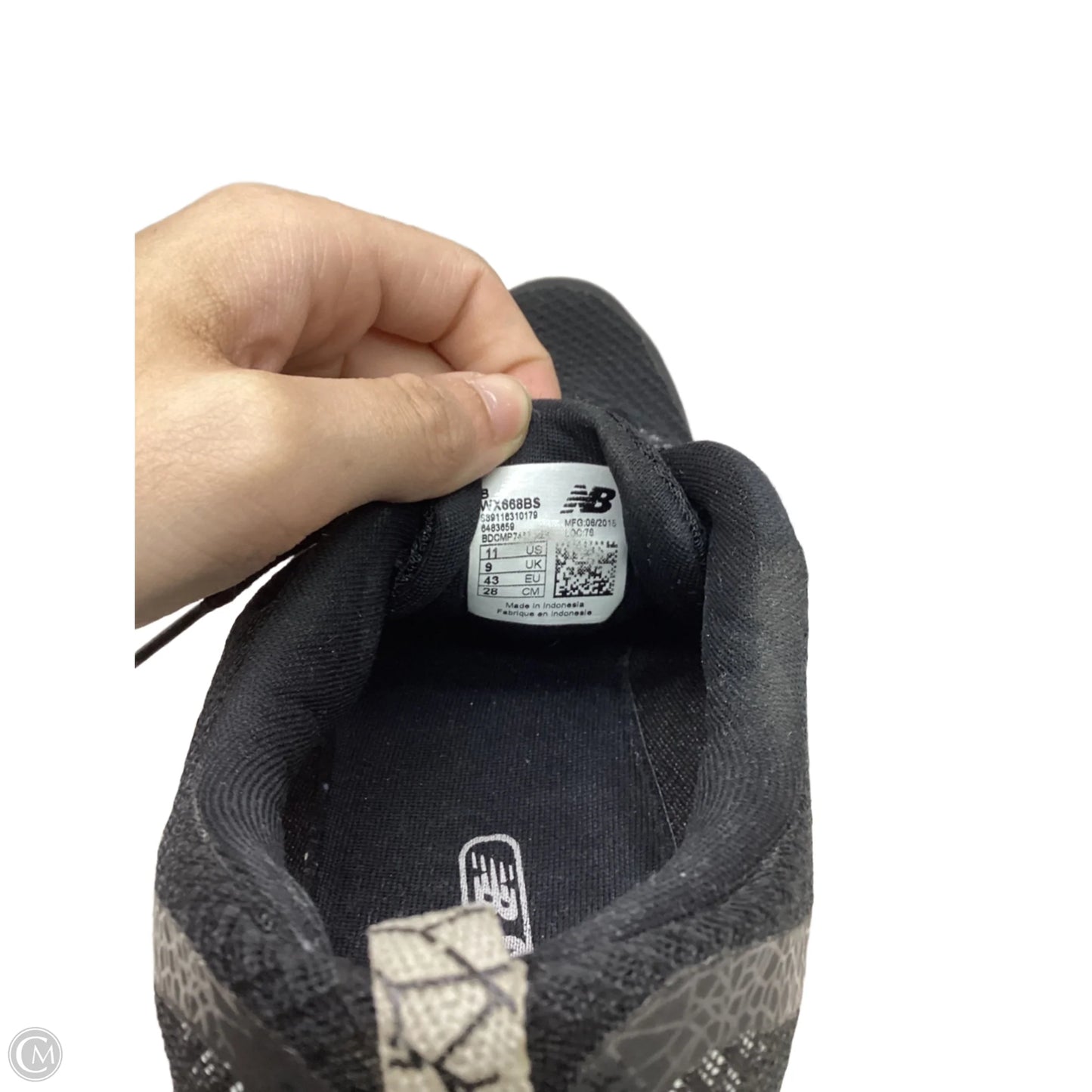 Shoes Athletic By New Balance In Black, Size: 11