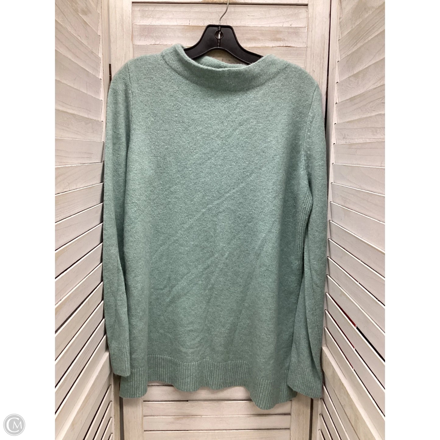 Sweater By Loft In Teal, Size: L