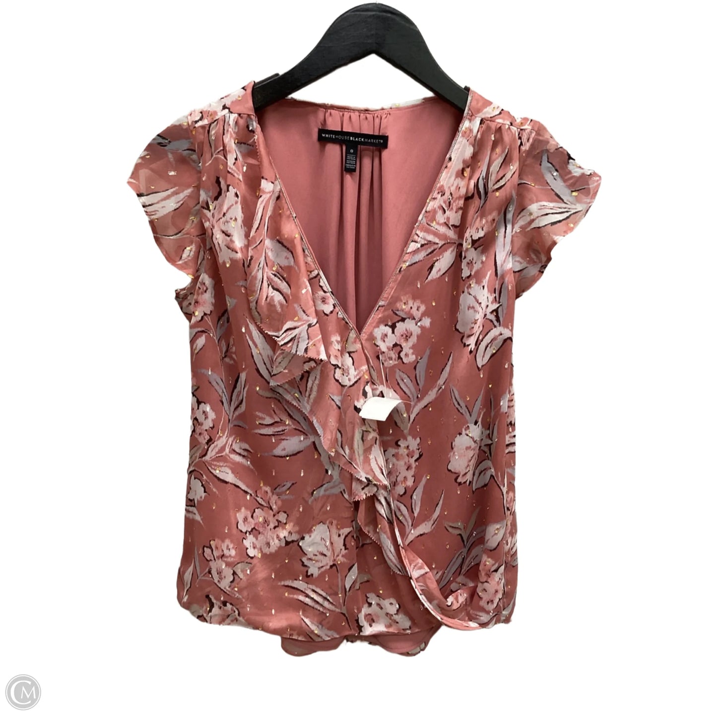 Top Sleeveless By White House Black Market In Floral Print, Size: 0