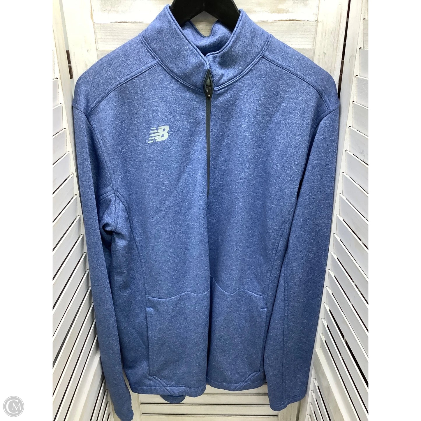 Sweatshirt Crewneck By New Balance In Blue, Size: S