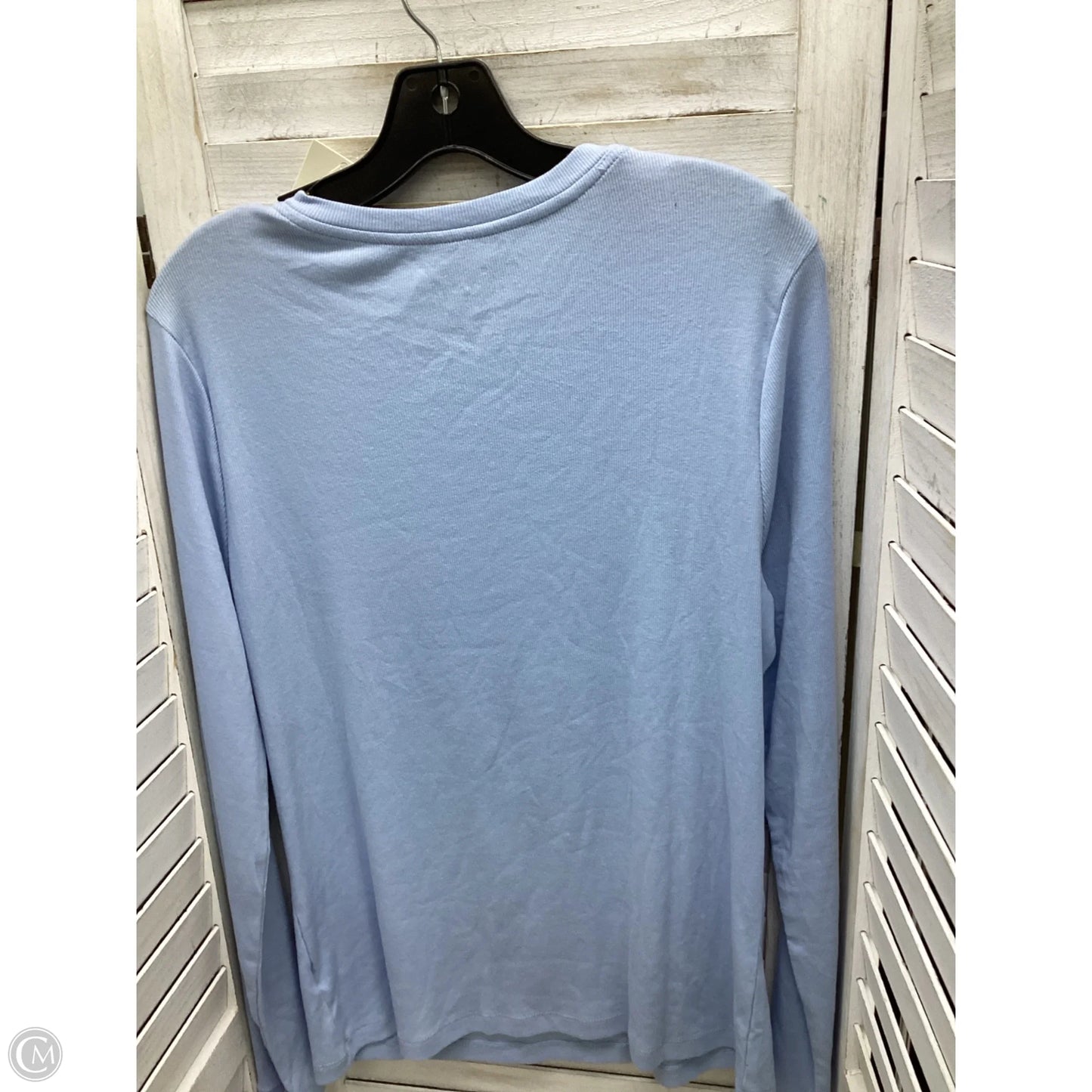 Top Long Sleeve By A New Day In Blue, Size: L