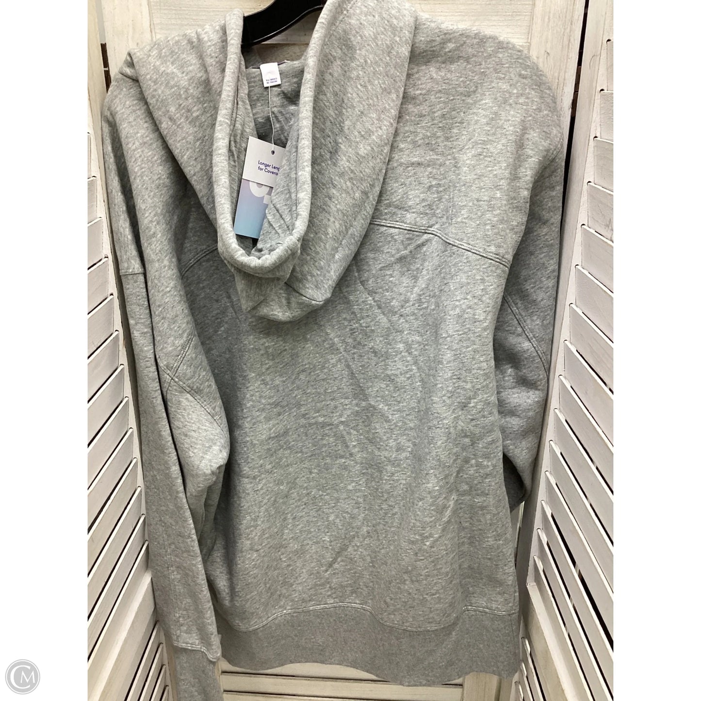 Sweatshirt Hoodie By Joy Lab In Grey, Size: S