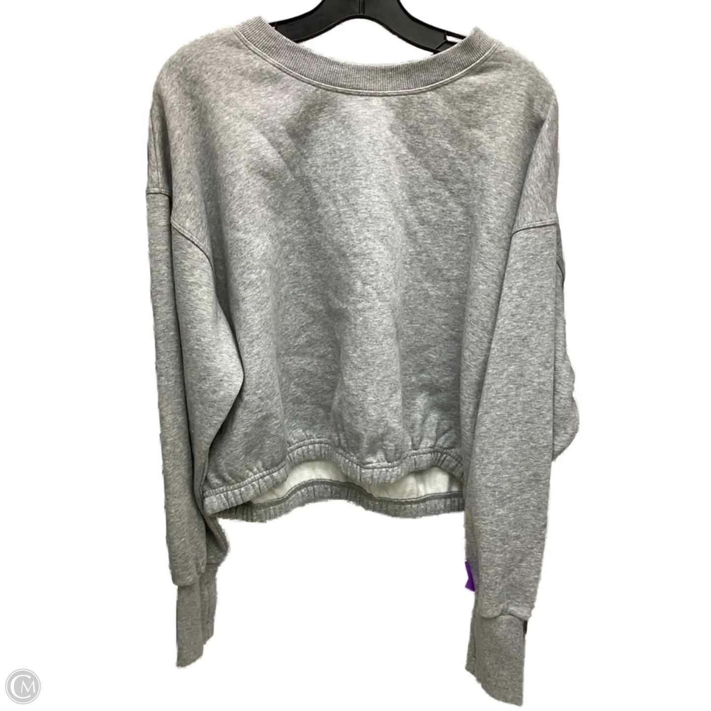 Sweatshirt Crewneck By Joy Lab In Grey, Size: L