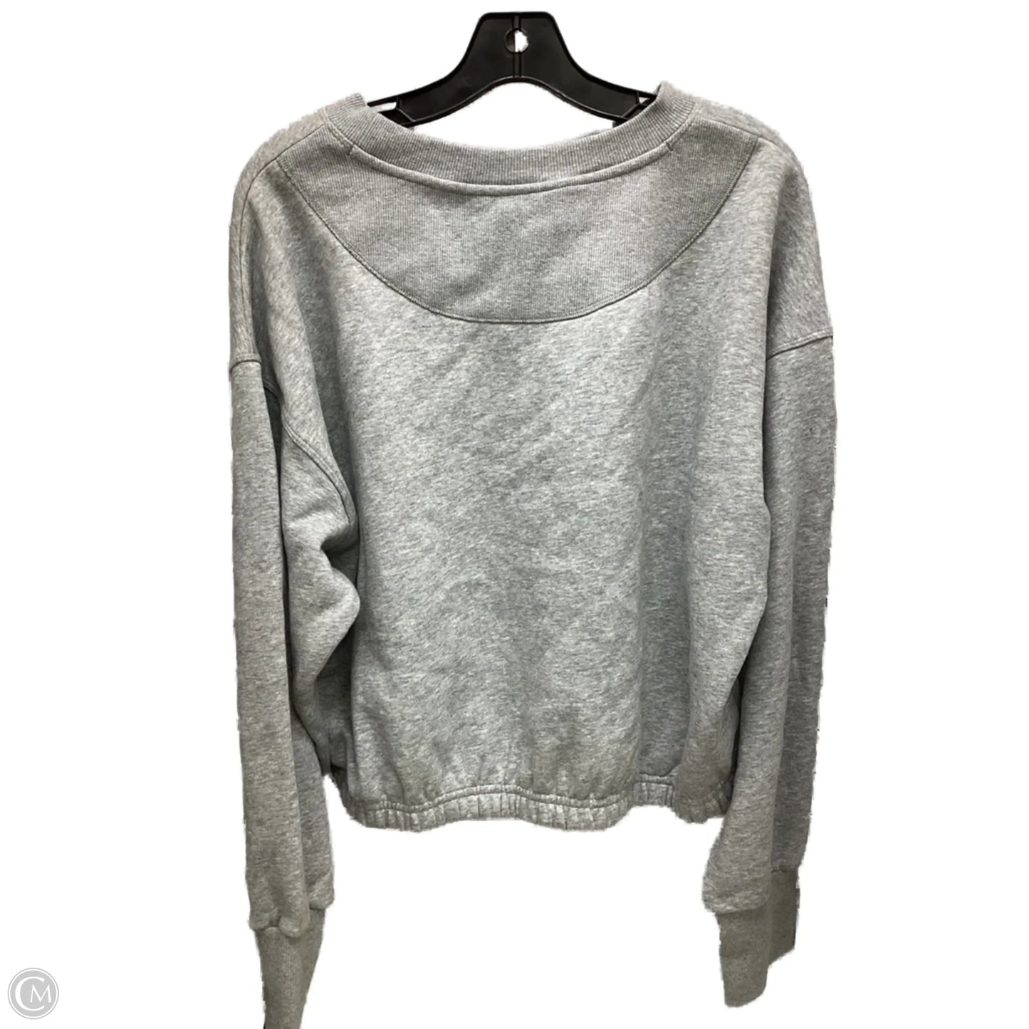 Sweatshirt Crewneck By Joy Lab In Grey, Size: L