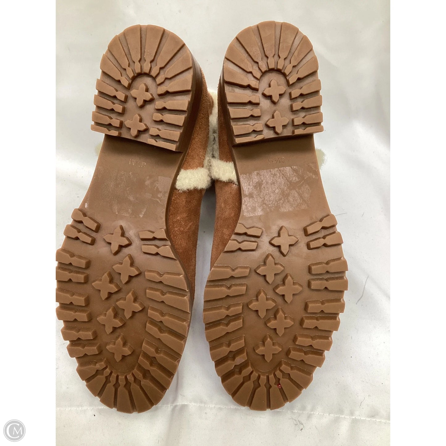 Boots Ankle Flats By Talbots In Brown, Size: 8.5