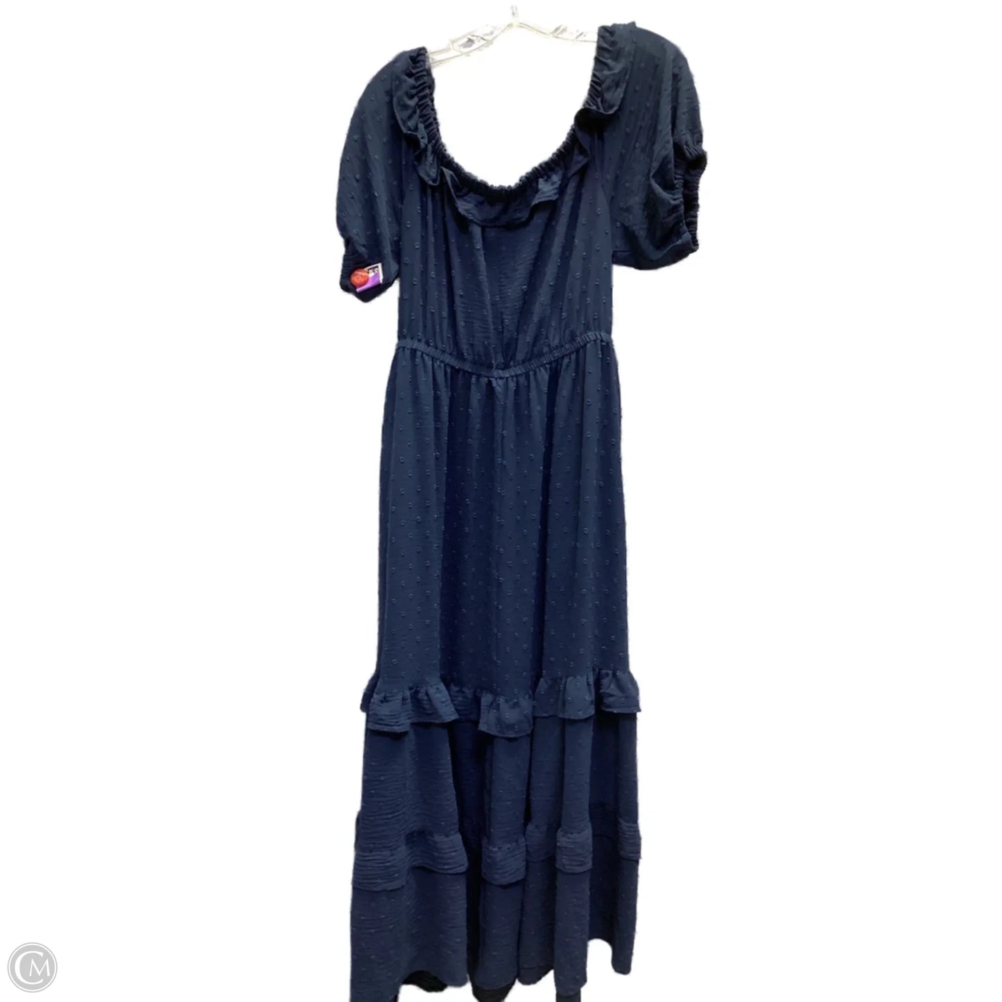 Dress Casual Maxi By Lane Bryant In Navy, Size: 16