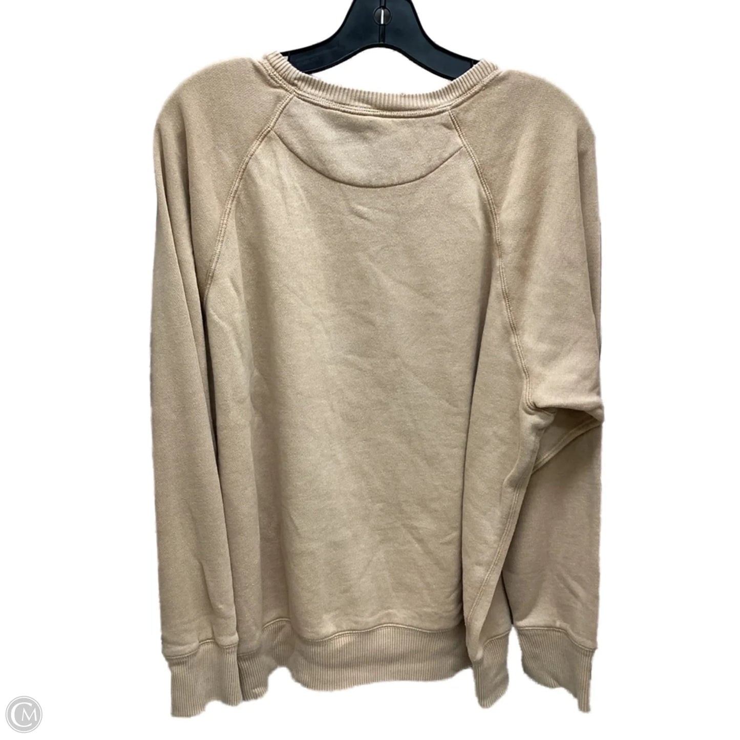Sweatshirt Collar By Aerie In Tan, Size: M