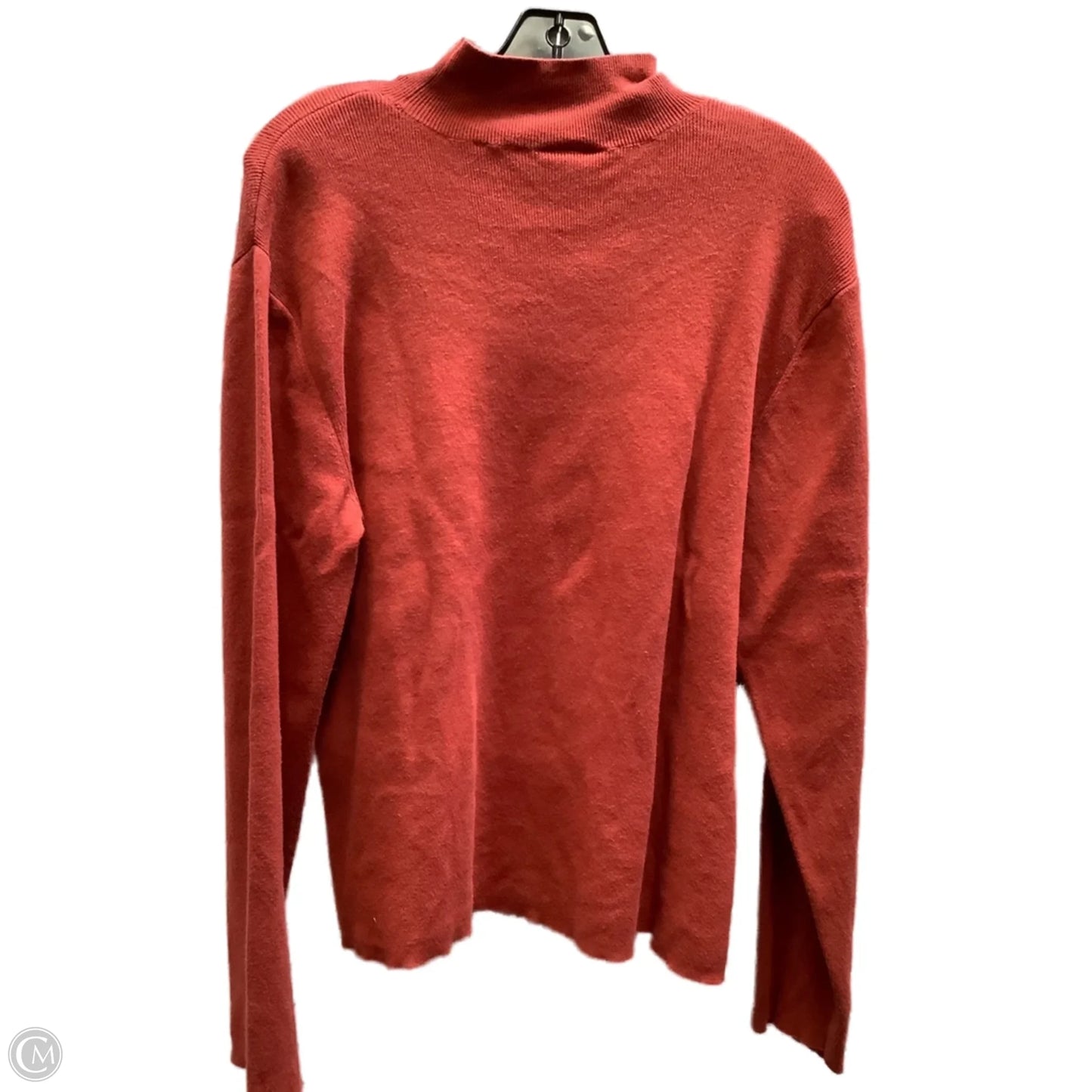 Top Long Sleeve By Talbots In Red, Size: Xl