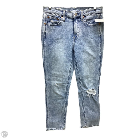 Jeans Skinny By Gap In Blue Denim, Size: 6