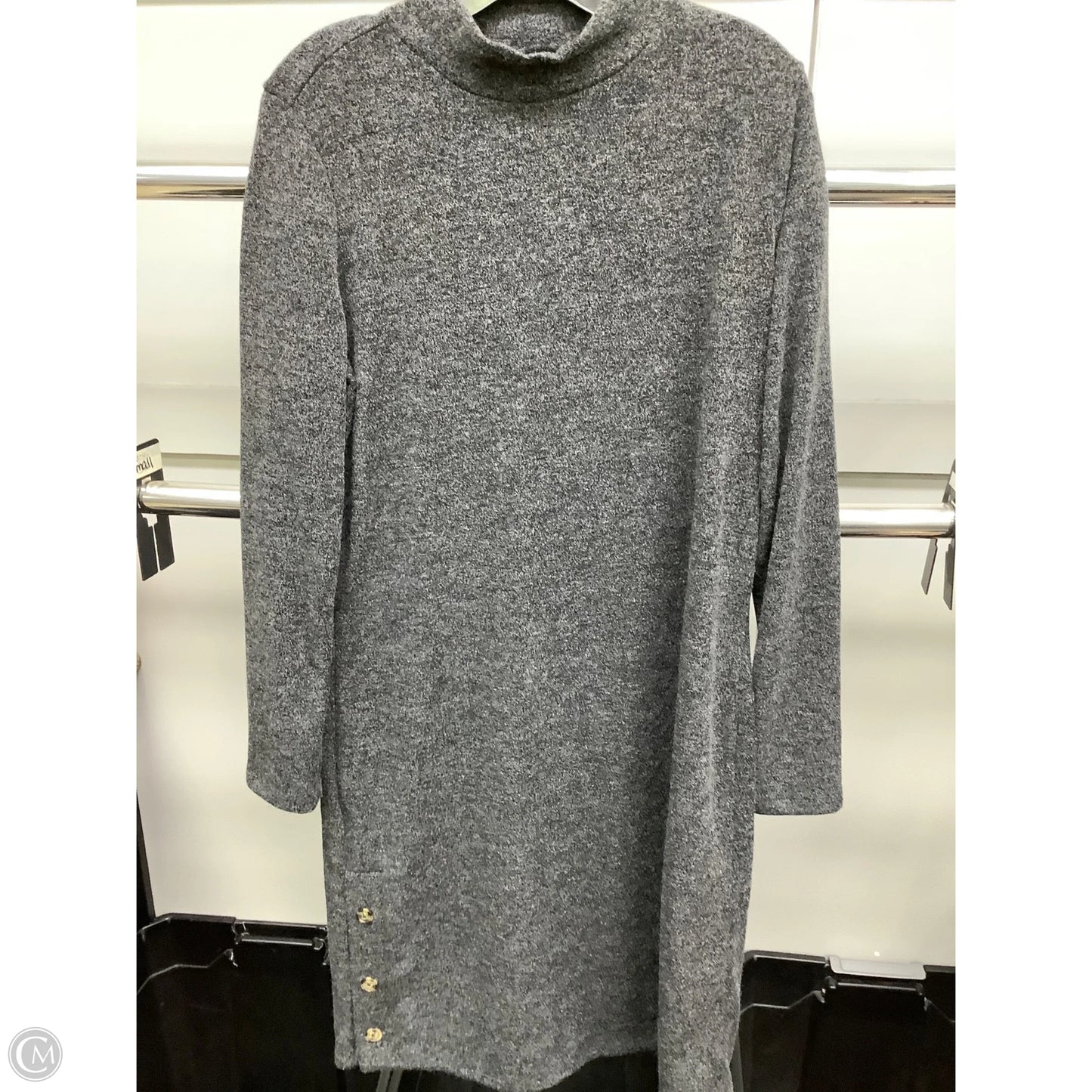Dress Sweater By Banana Republic In Grey, Size: L