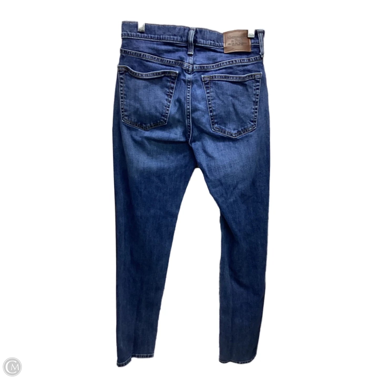 Jeans Straight By Abercrombie And Fitch In Blue Denim, Size: 6