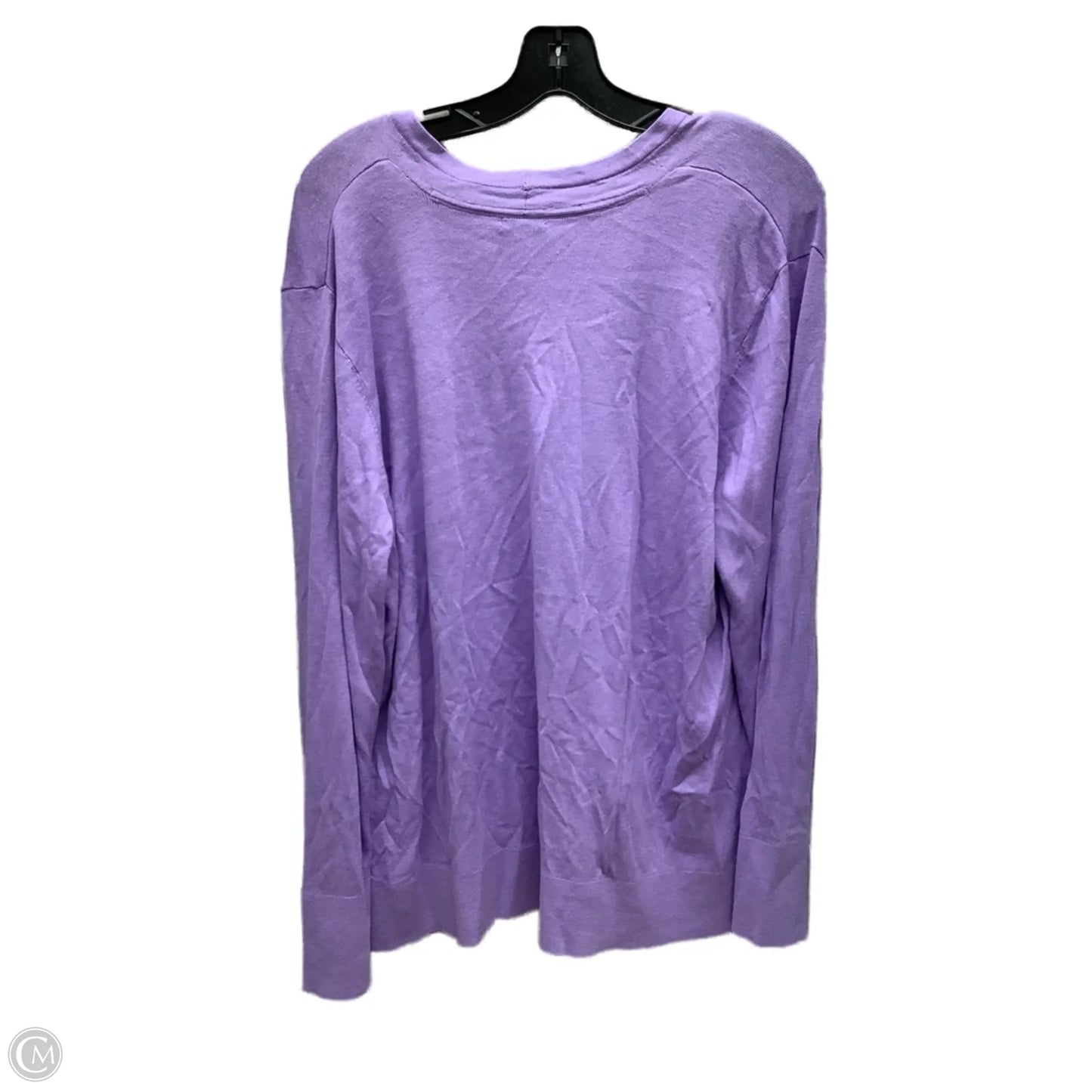 Cardigan By J. Jill In Mauve, Size: Xl