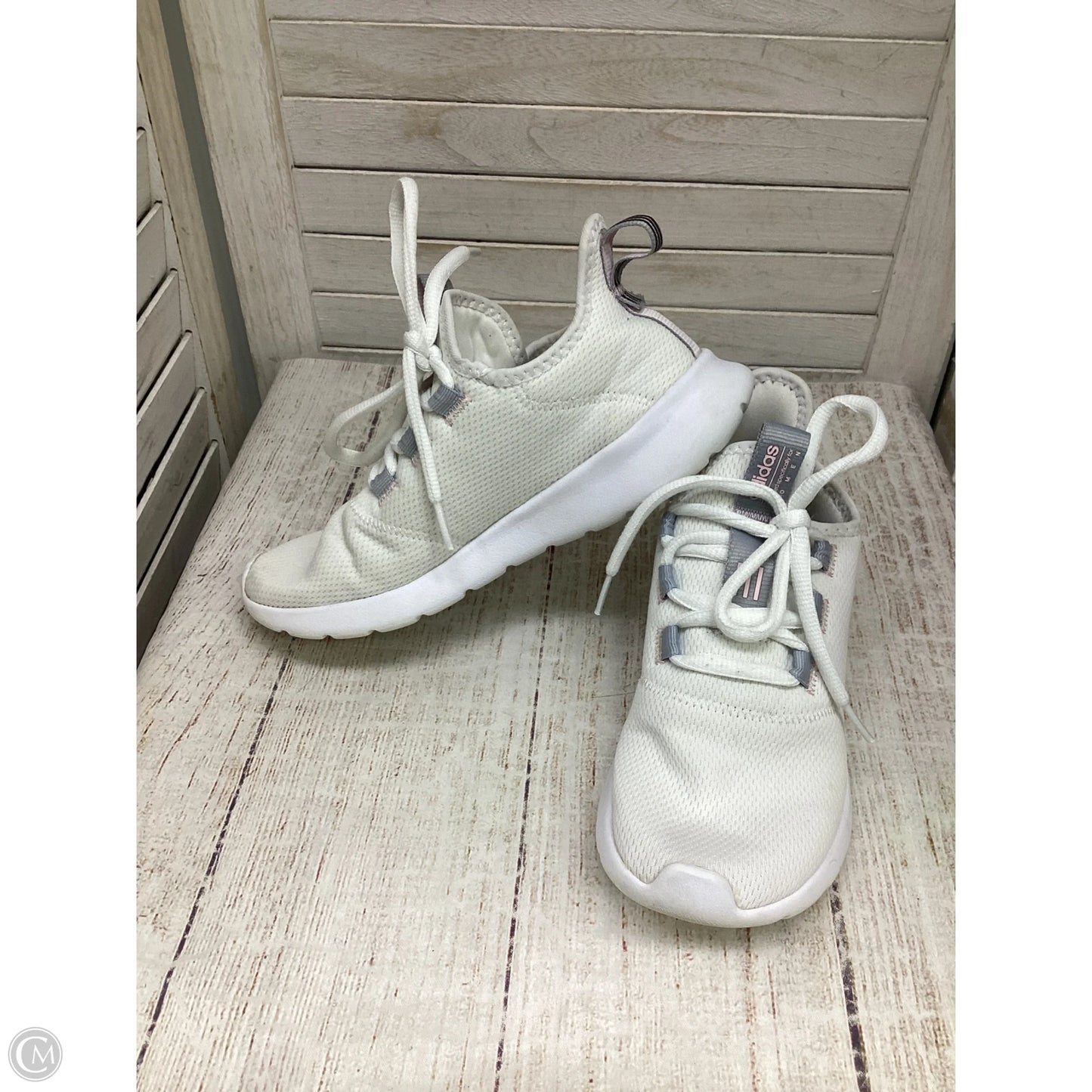 Shoes Athletic By Adidas In White, Size: 5.5