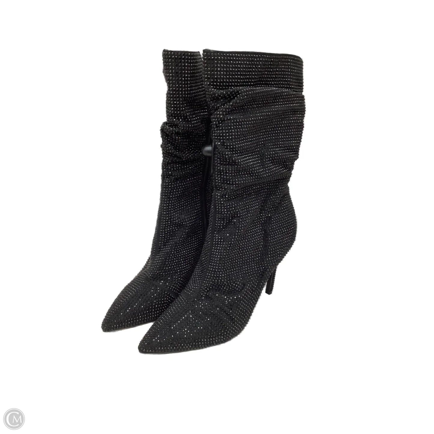 Boots Mid-calf Heels By Thalia Sodi In Black, Size: 9