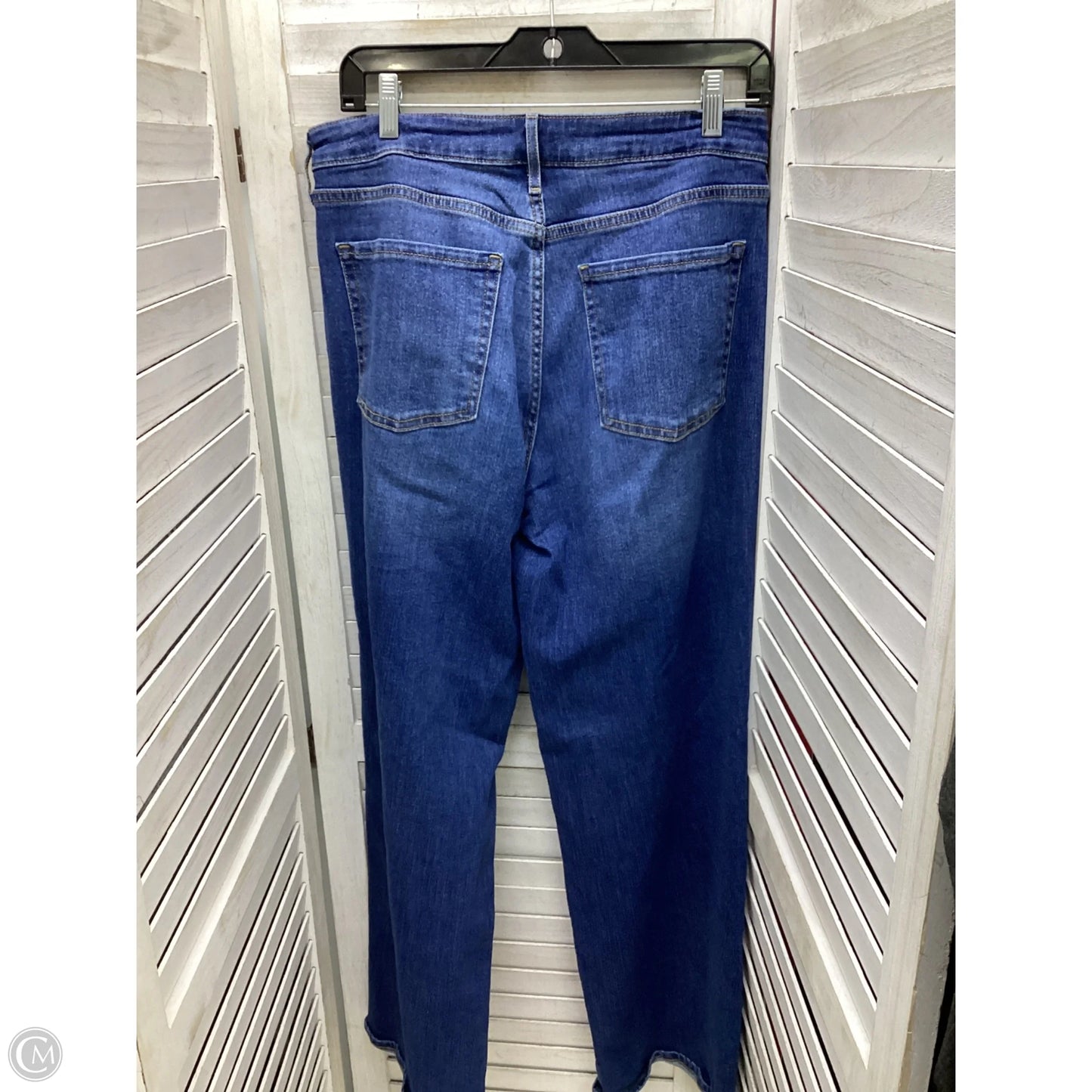 Jeans Wide Leg By Old Navy In Blue Denim, Size: 10
