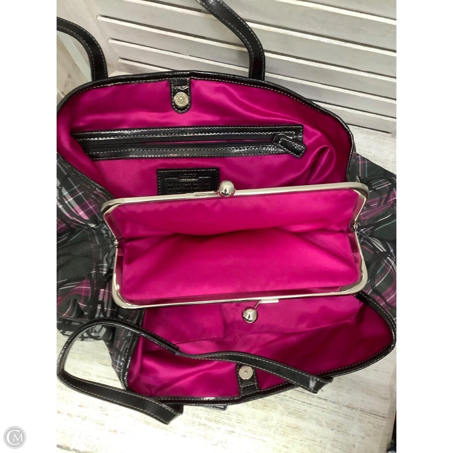 Handbag Designer By Coach, Size: Medium