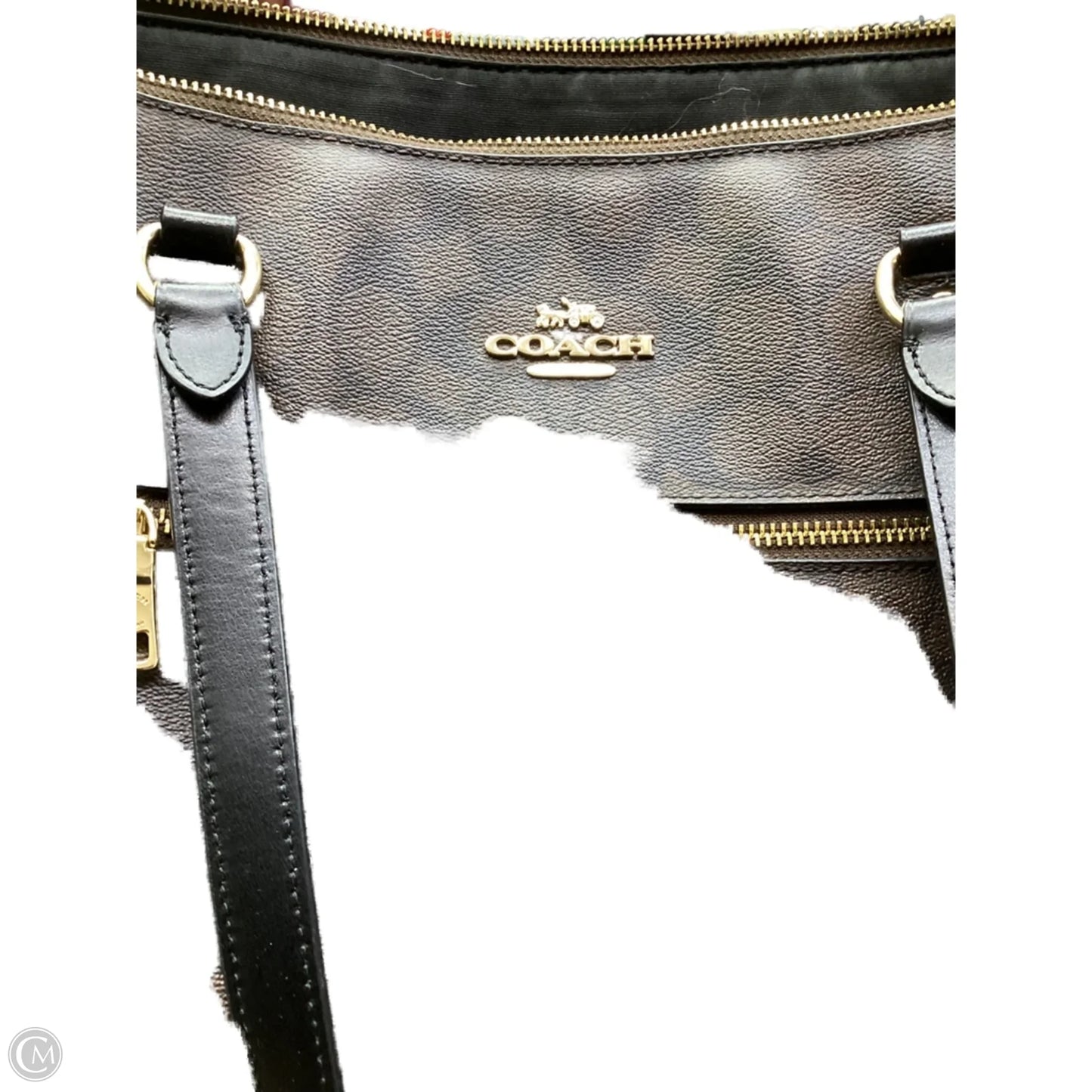 Tote Designer By Coach, Size: Large