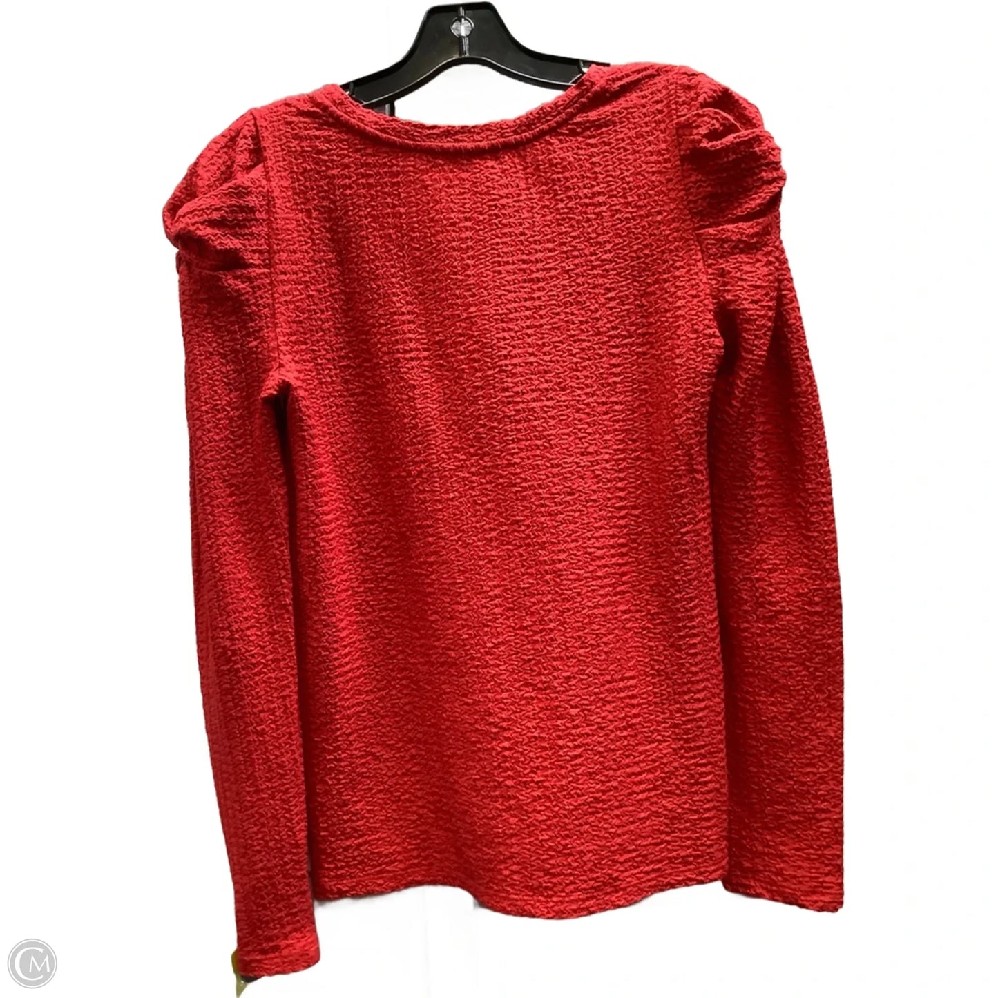 Top Long Sleeve By Loft In Red, Size: S