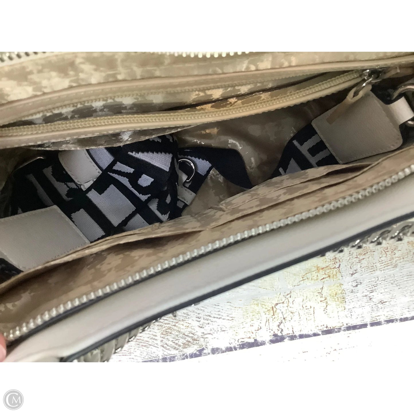 Handbag Designer By Karl Lagerfeld, Size: Medium
