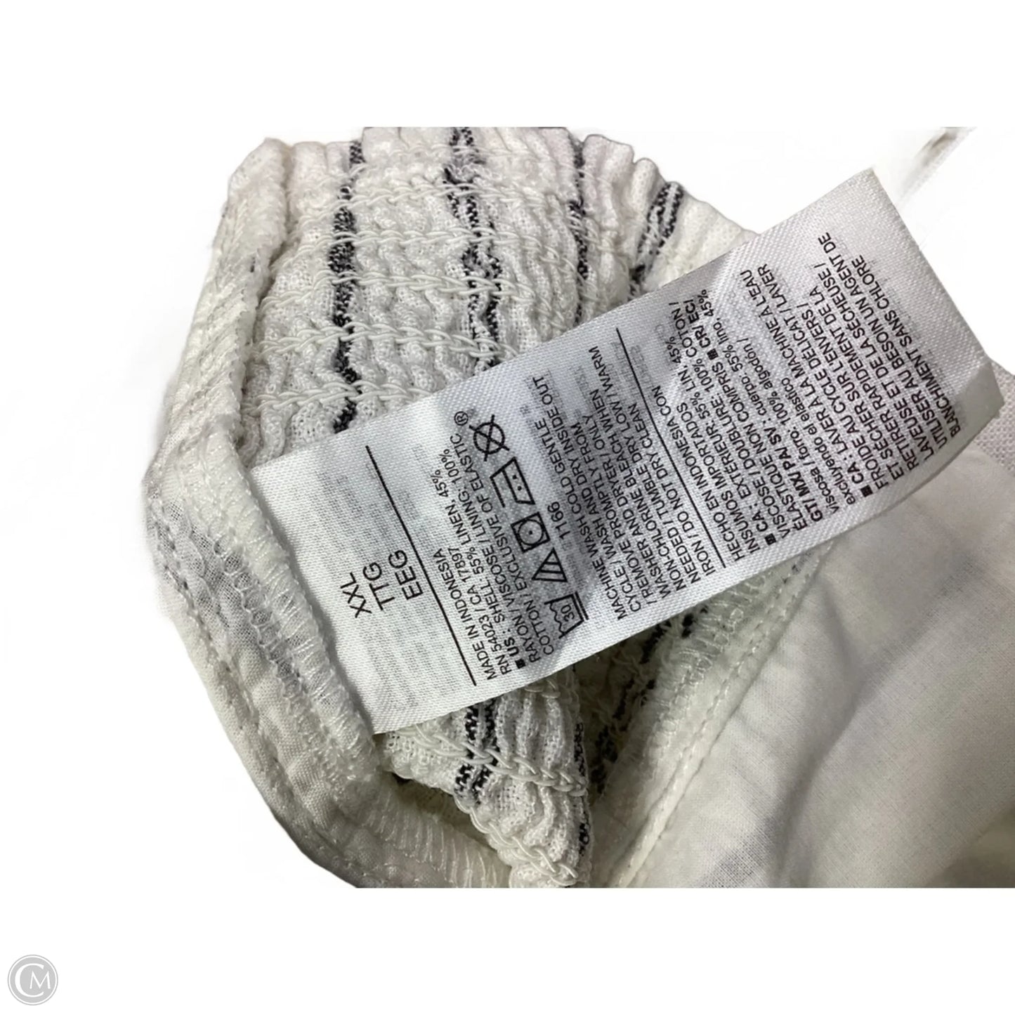 Top Sleeveless By Old Navy In Striped Pattern, Size: Xxl