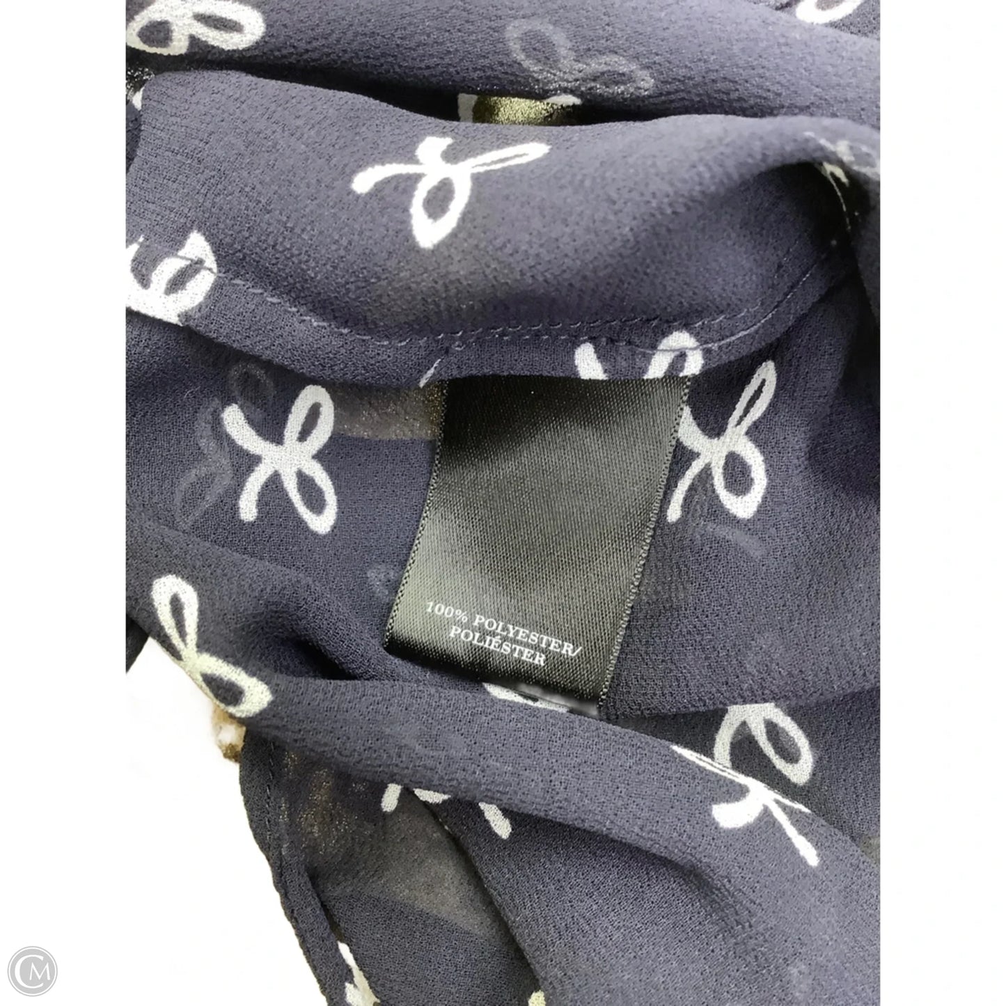 Top Long Sleeve By Ann Taylor In Blue, Size: M