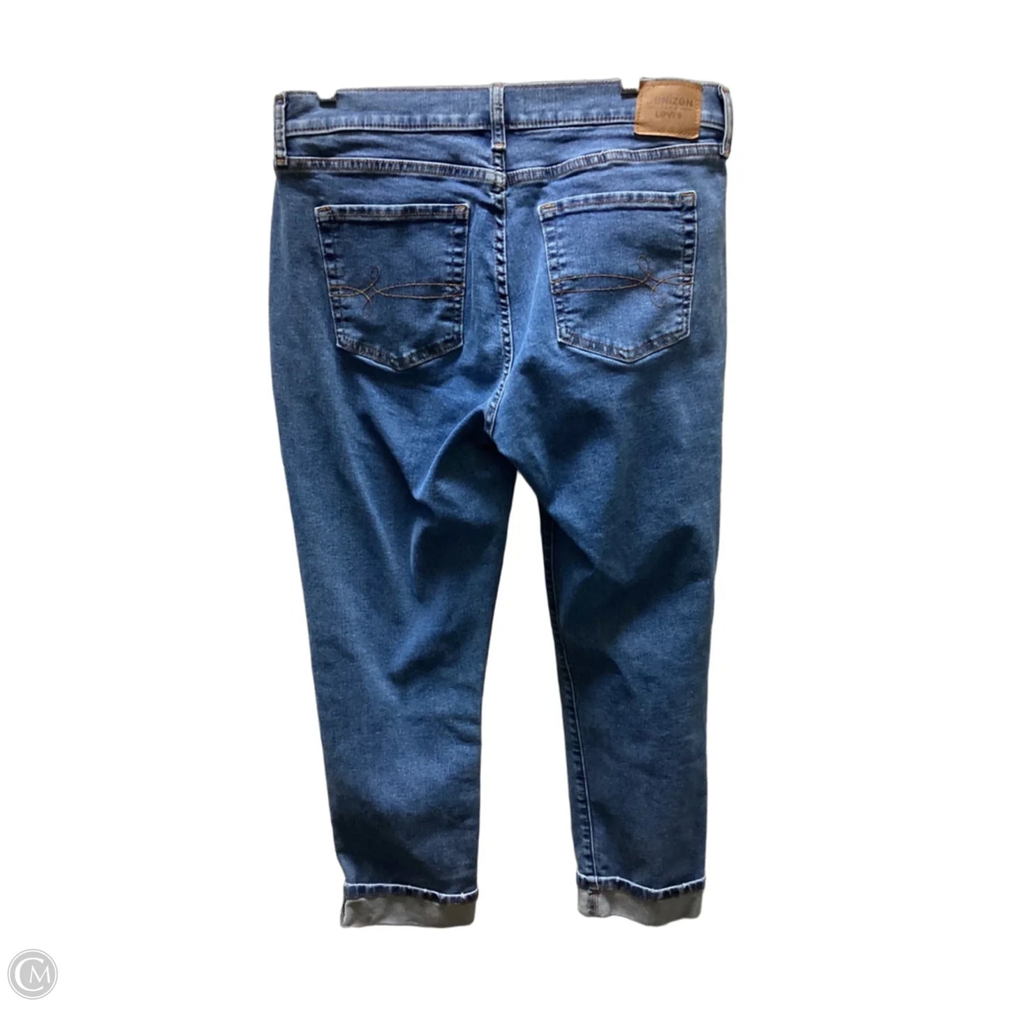 Jeans Boyfriend By Levis In Blue Denim, Size: 6