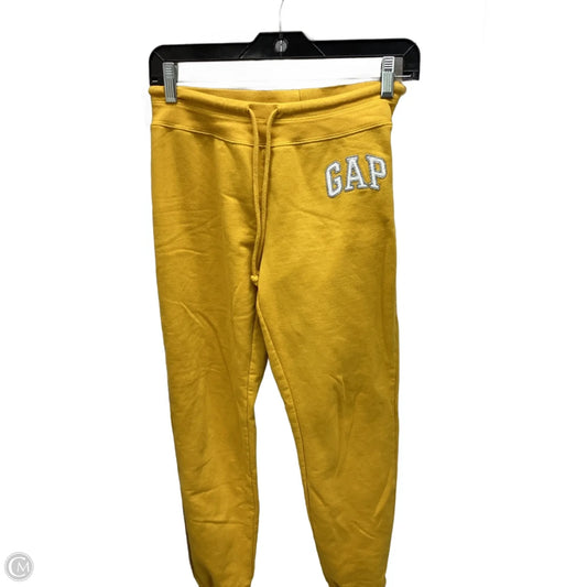 Pants Joggers By Gap In Yellow, Size: Xs