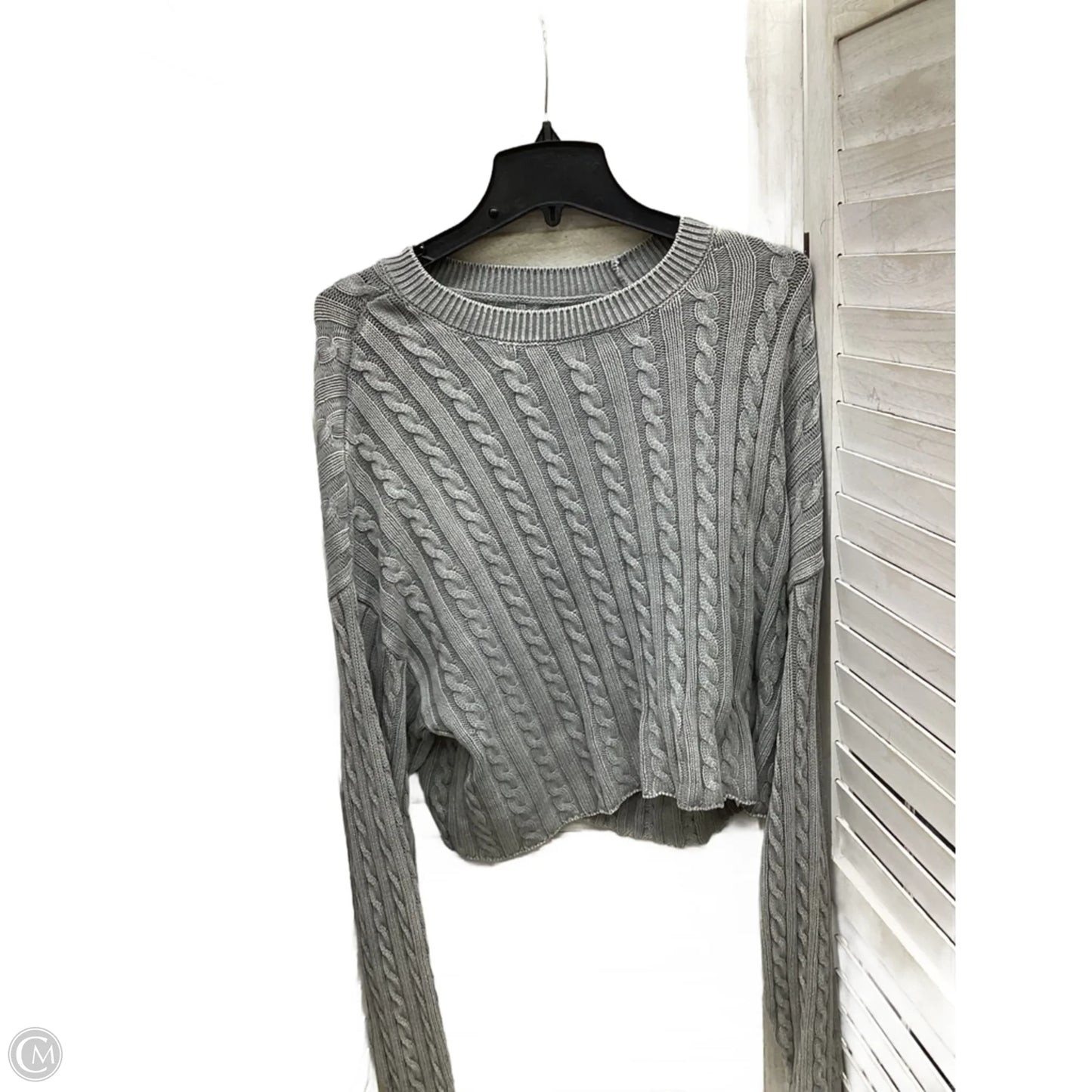 Top Long Sleeve By Aerie In Grey, Size: Xxl