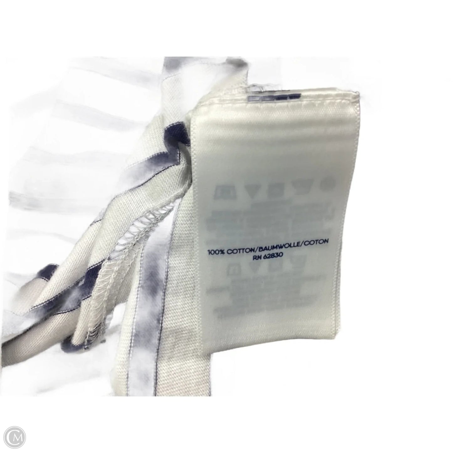 Dress Casual Midi By Lands End In Striped Pattern, Size: M