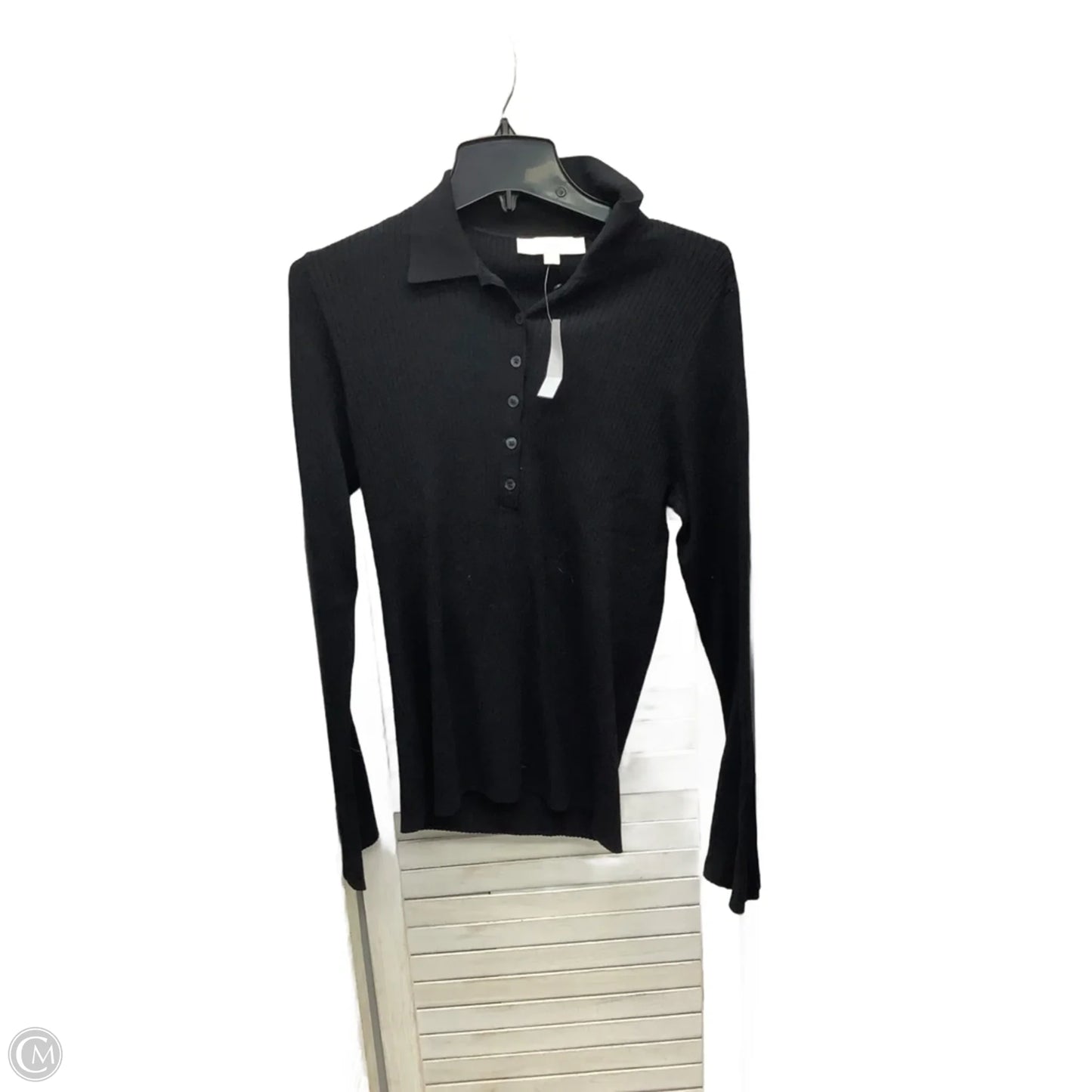 Top Long Sleeve By Loft In Black, Size: Xl