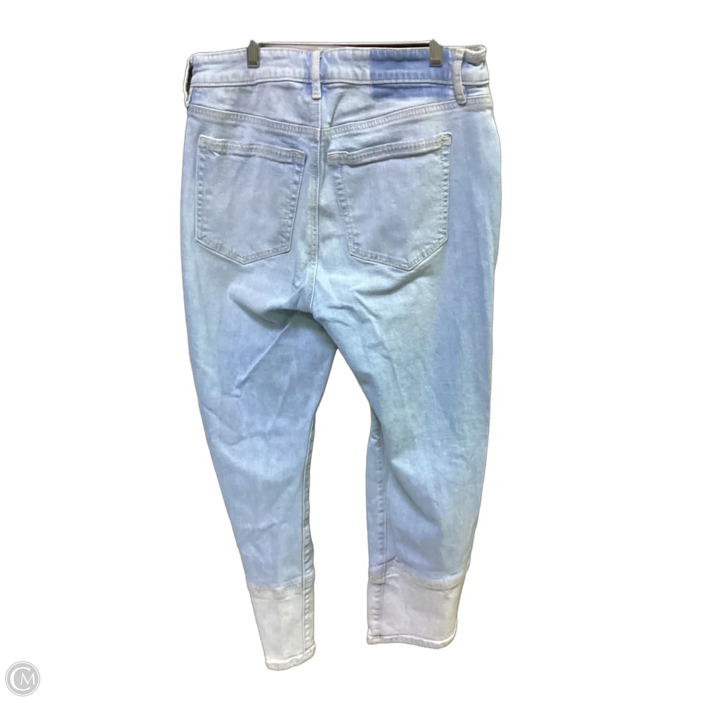 Jeans Straight By Loft In Blue Denim, Size: 4