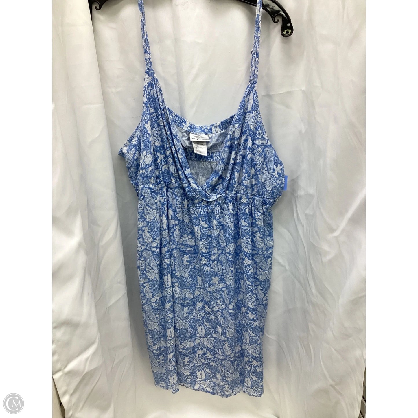 Dress Casual Midi By Disney In Blue, Size: Xxl