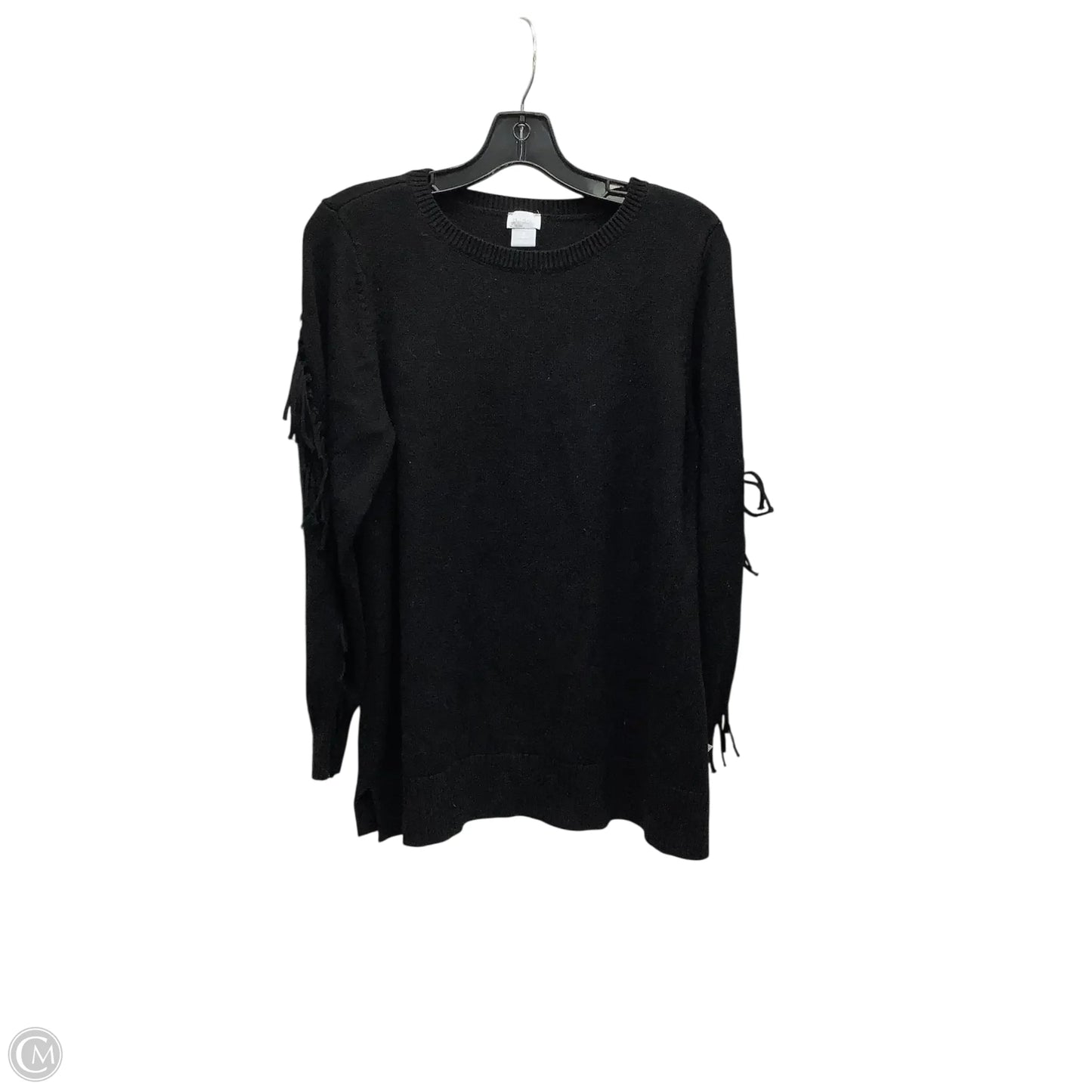 Top Long Sleeve By Chicos In Black, Size: Xl