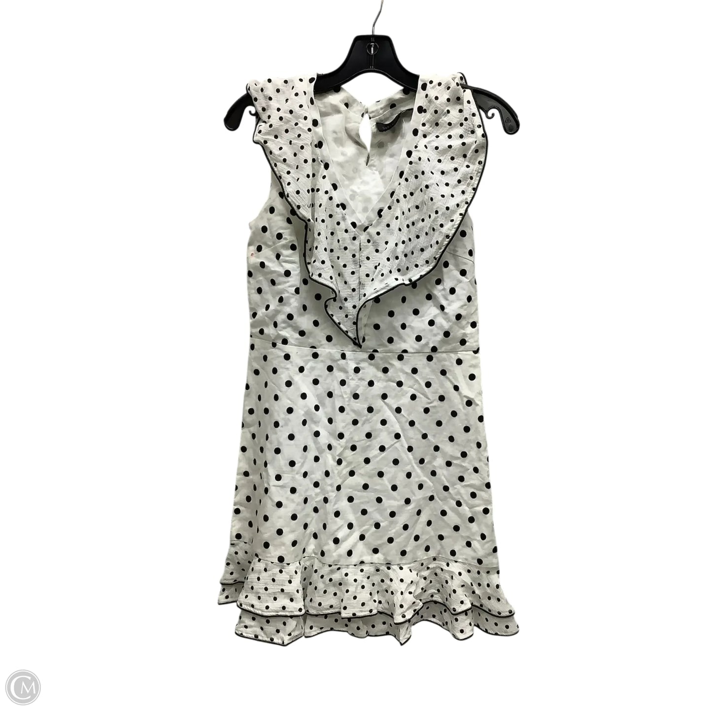 Dress Casual Midi By Clothes Mentor In Polkadot Pattern, Size: M