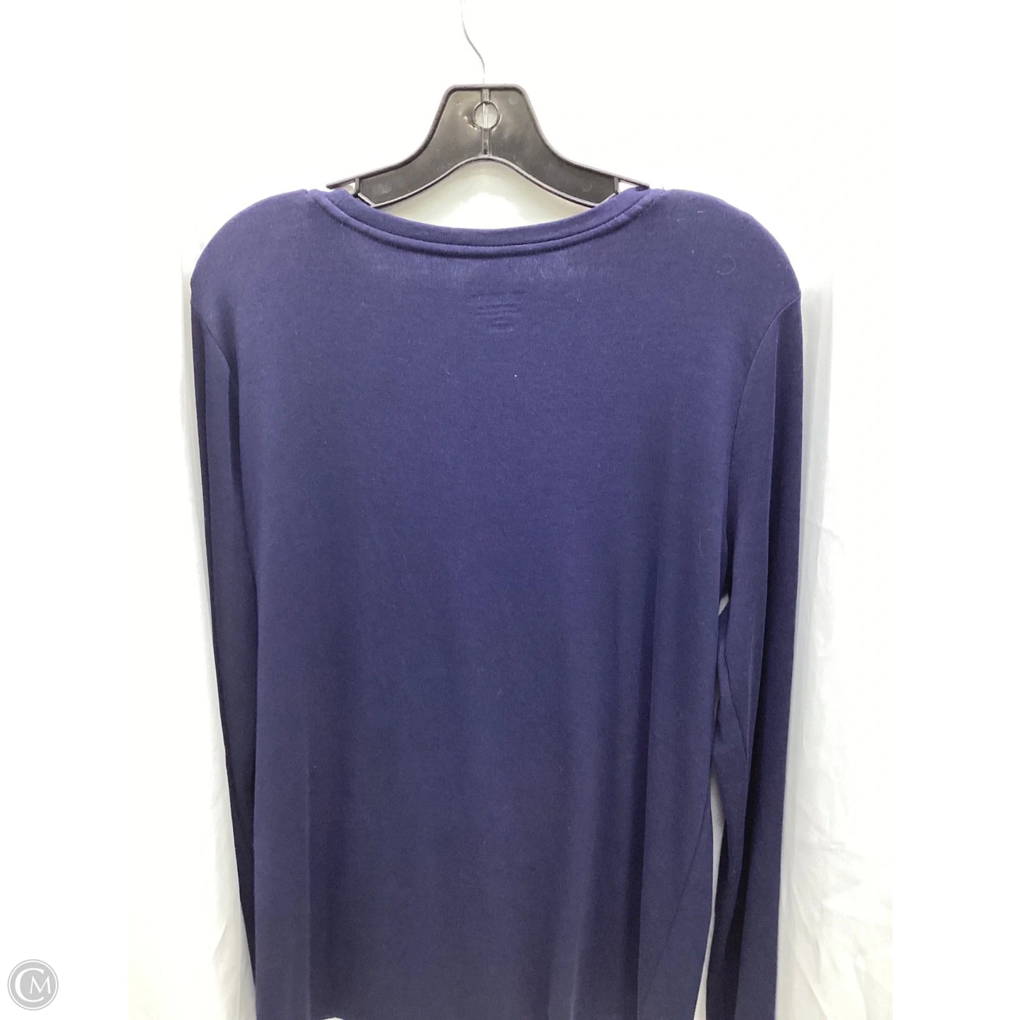 Top Long Sleeve By Merona In Navy, Size: Xxl