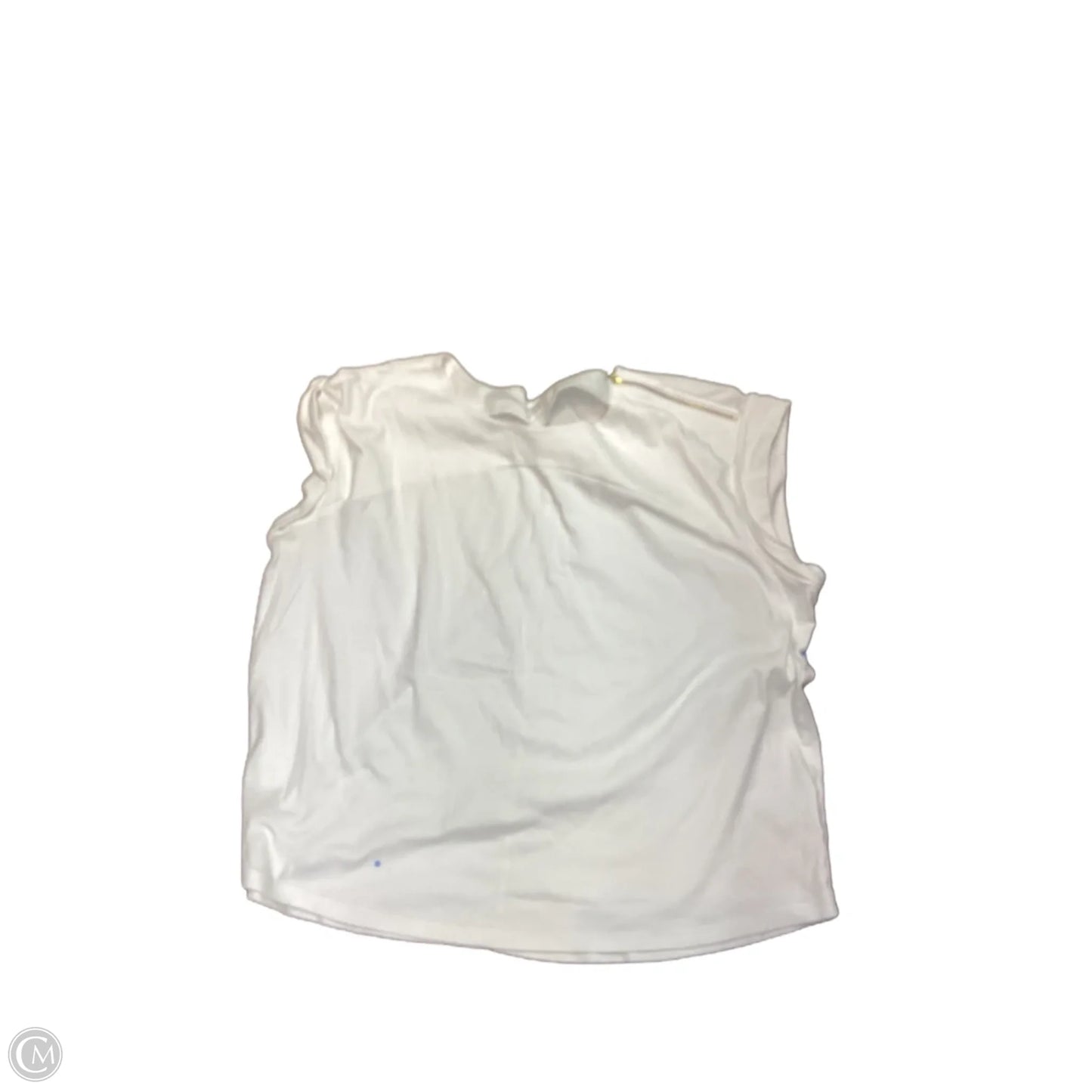 Top Short Sleeve By Lands End In White, Size: 2x