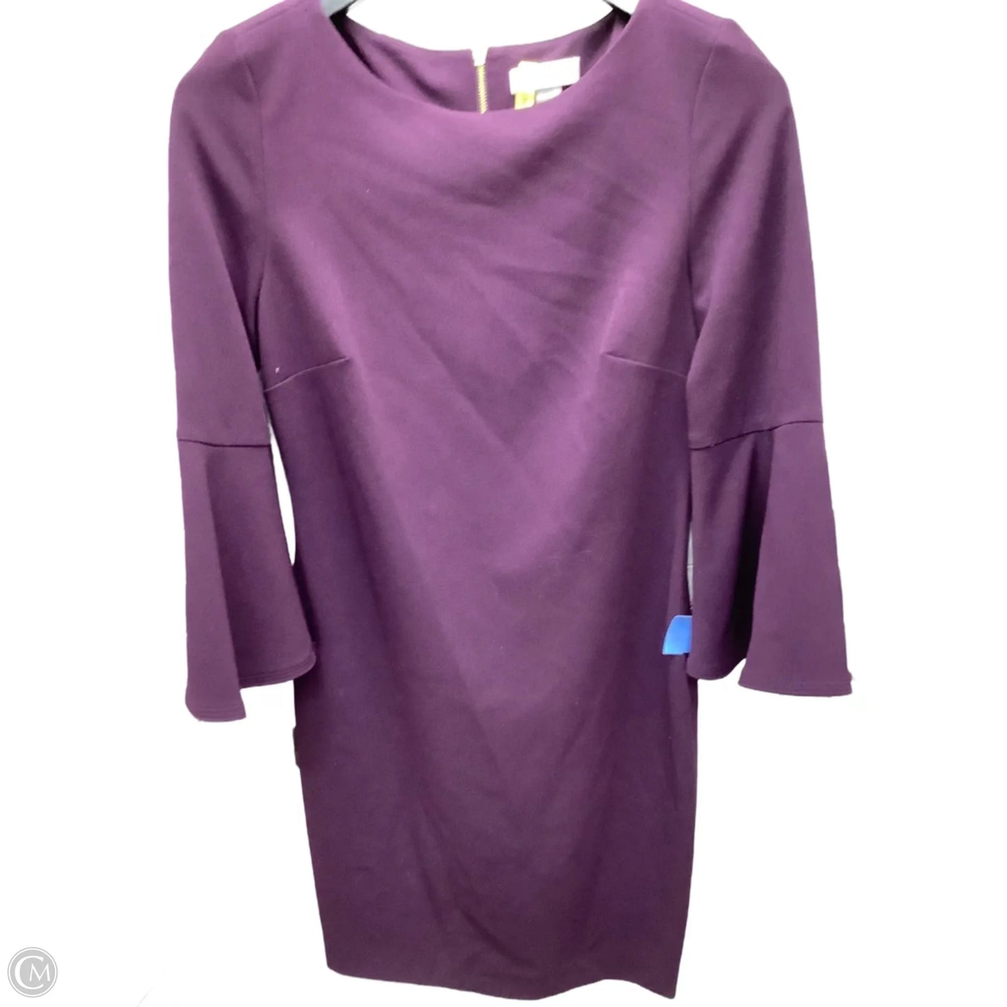 Dress Casual Midi By Calvin Klein In Purple, Size: 4