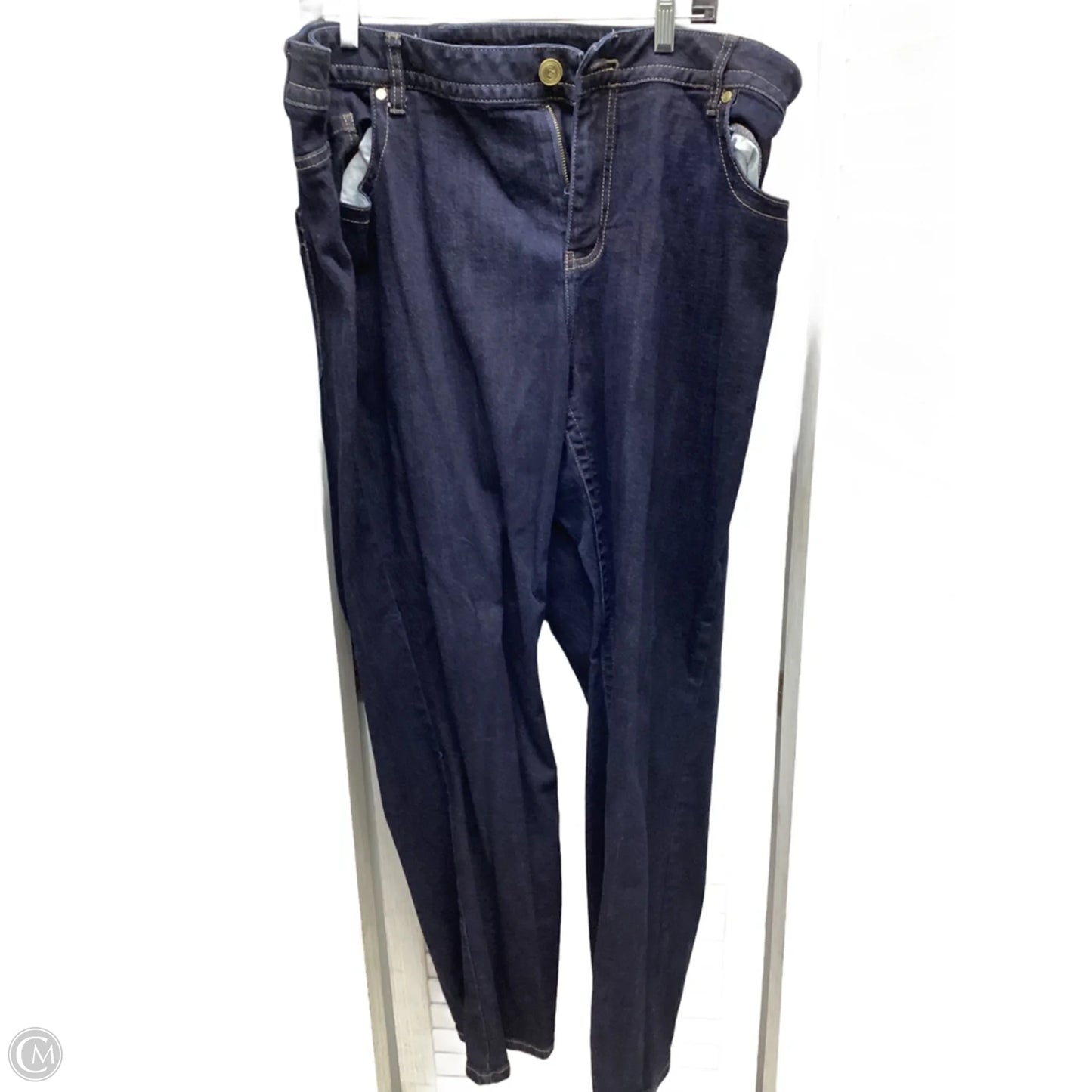 Jeans Boyfriend By Lane Bryant In Blue Denim, Size: 24