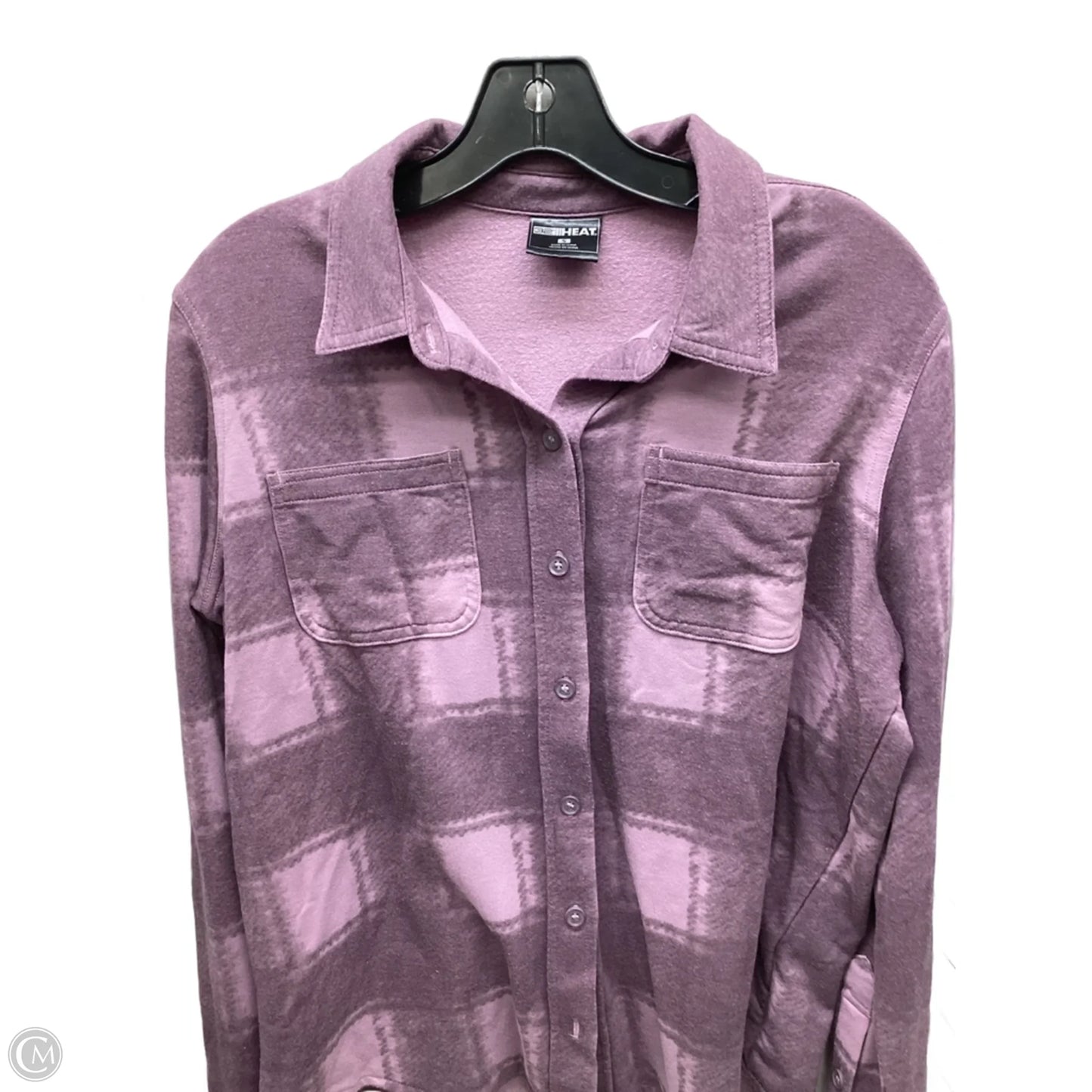 Top Long Sleeve By 32 Degrees In Purple, Size: S